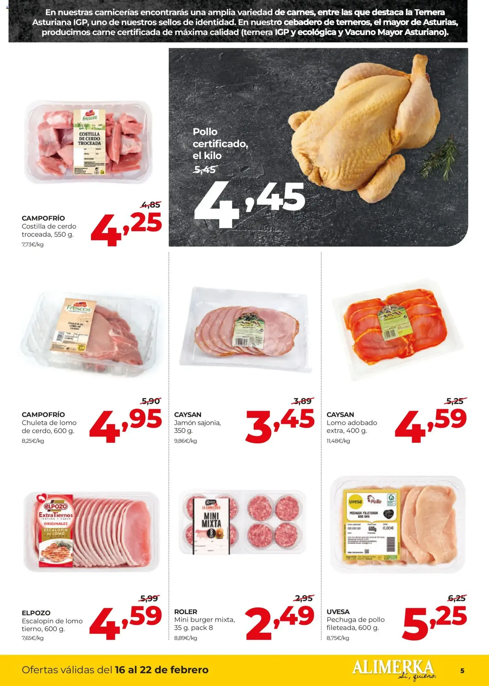 Alimerka folleto Asturias - folleto válido desde 16/02/2026 página 5 de 17