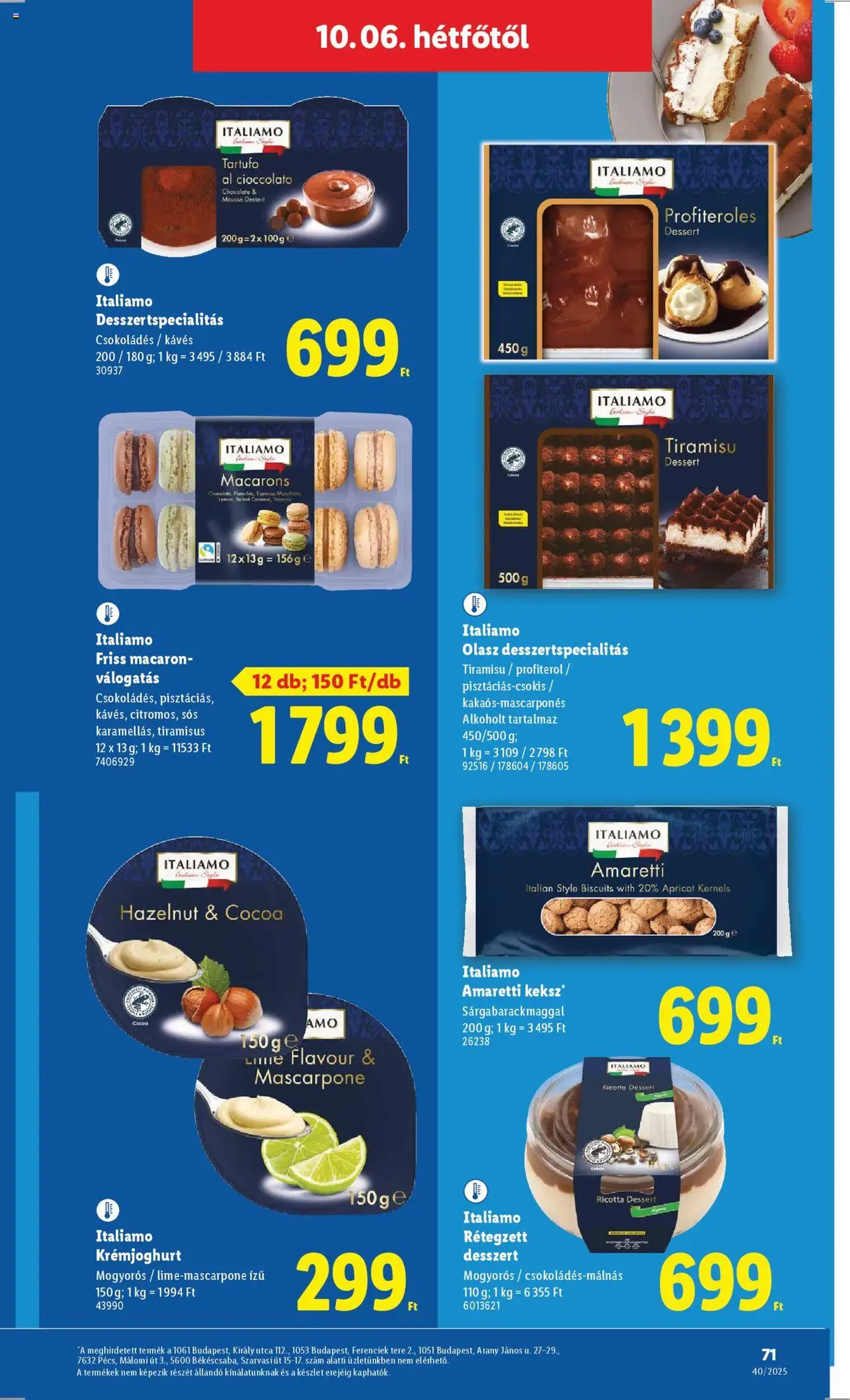 Lidl Akciós újság - 2025.10.02. érvényes szórólap 71 oldal 76 oldalból Lidl Akciós újság - 2025.10.02. érvényes szórólap 71 oldal 76 oldalból
