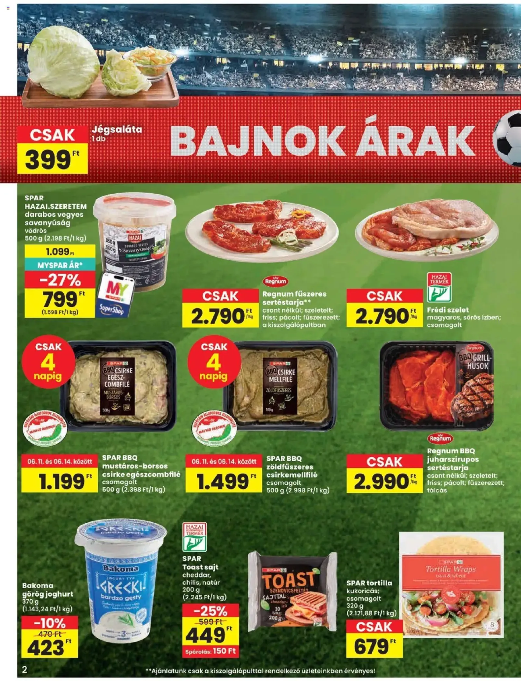 Spar akciós újság - 2026.06.11. érvényes szórólap 2 oldal 20 oldalból