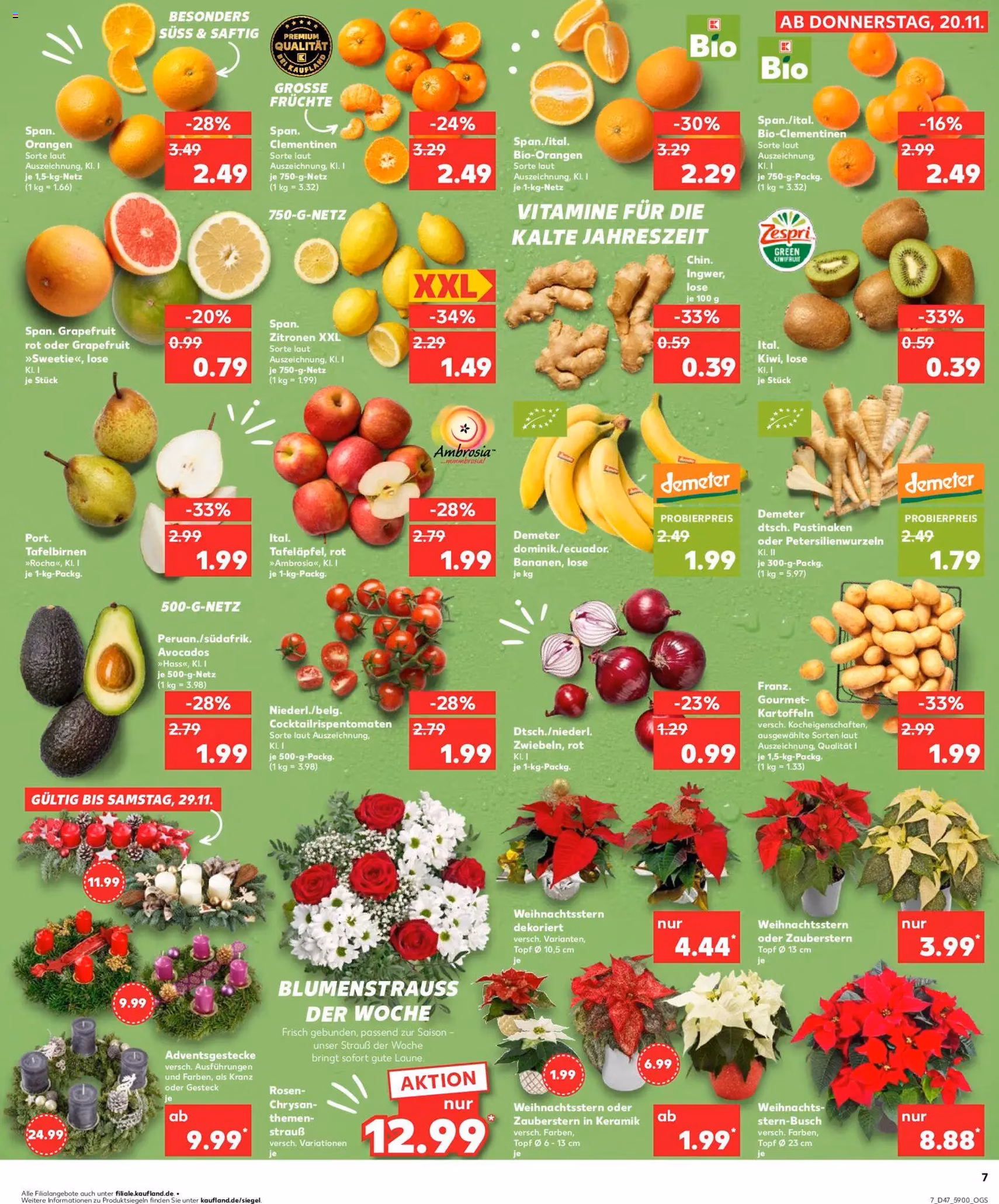 Kaufland Prospekt - Gültiger Prospekt ab 20.11.2025, Seite 7 von insgesamt 28