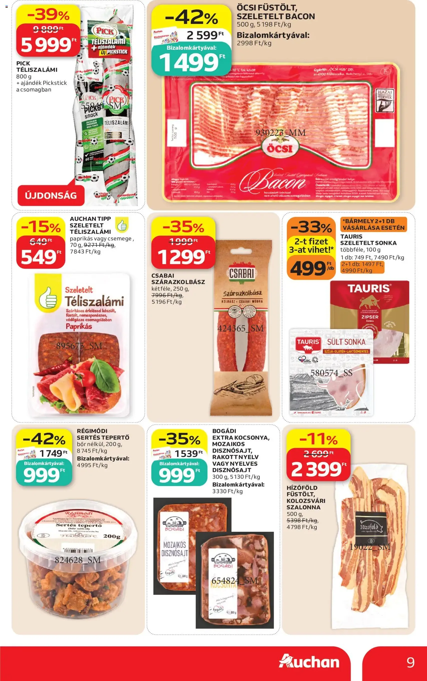 Auchan akciós újság - 2026.06.25. érvényes szórólap 9 oldal 38 oldalból
