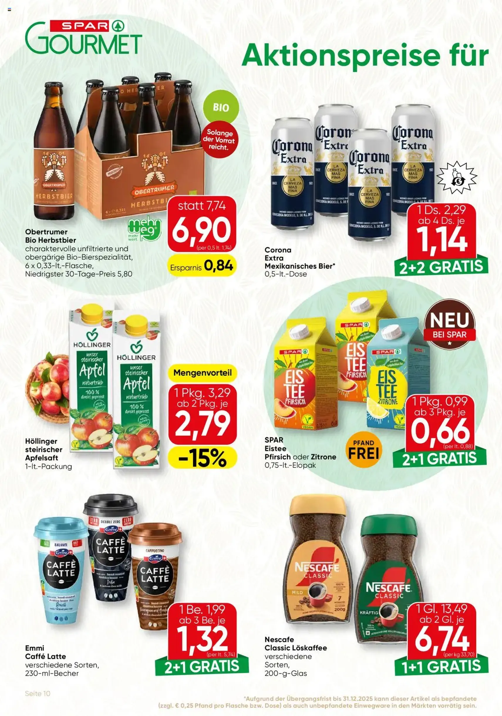SPAR Gourmet Flugblatt - Gültiger Prospekt ab 11.09.2025, Seite 10 von insgesamt 12