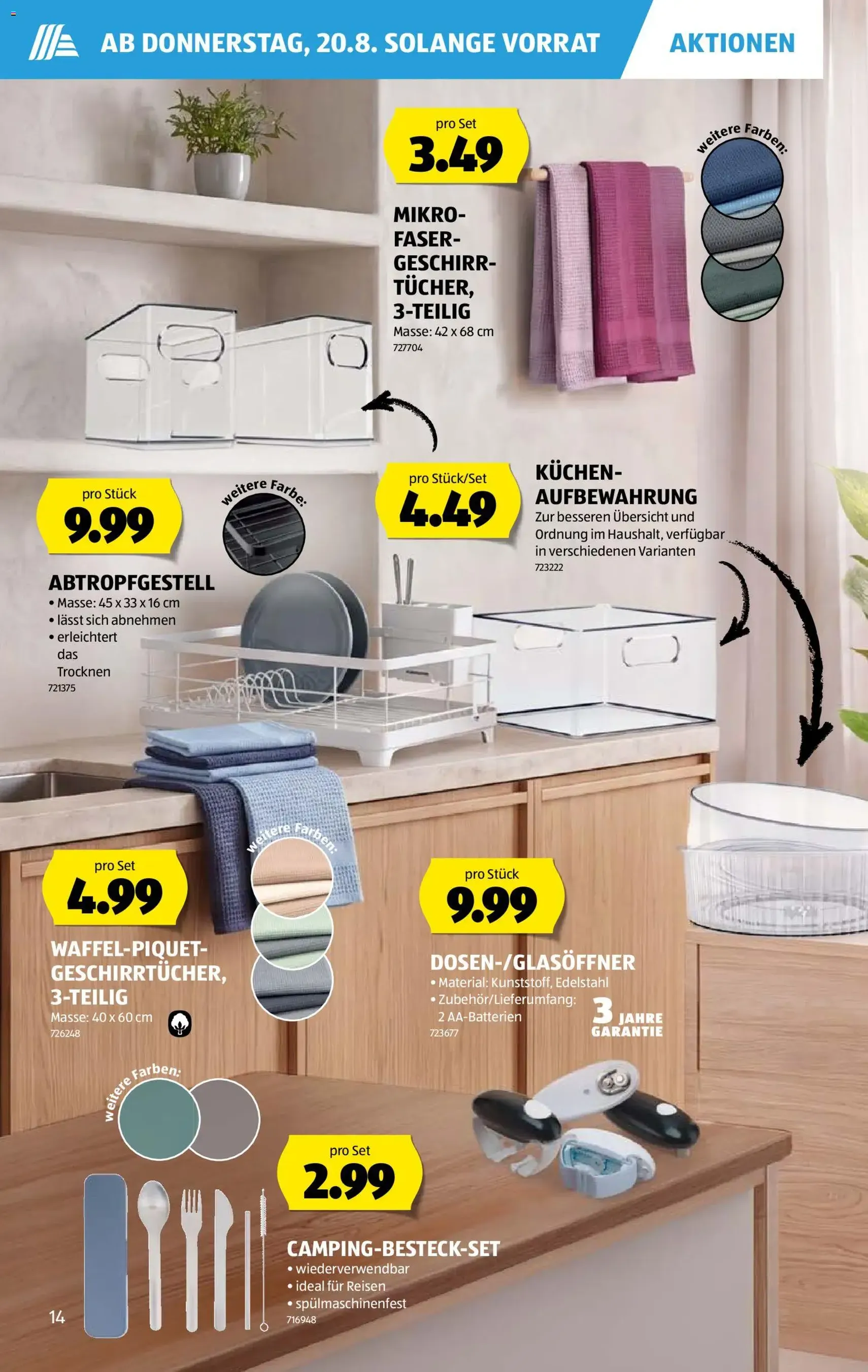 Aldi aktionen - Gültiger Prospekt ab 20.08.2026, Seite 14 von insgesamt 40