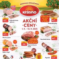 MP Krásno leták - náhled letáku platný od 01.09.2025