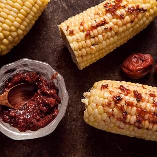 Recipe preview Corn with Umeboshi Paste