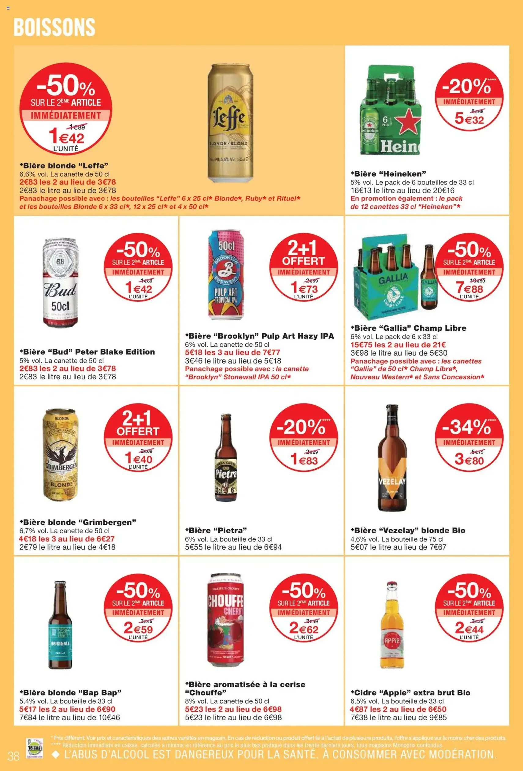 Monoprix catalogue - brochure valable à partir du 24/03/2026, page 38 sur 66