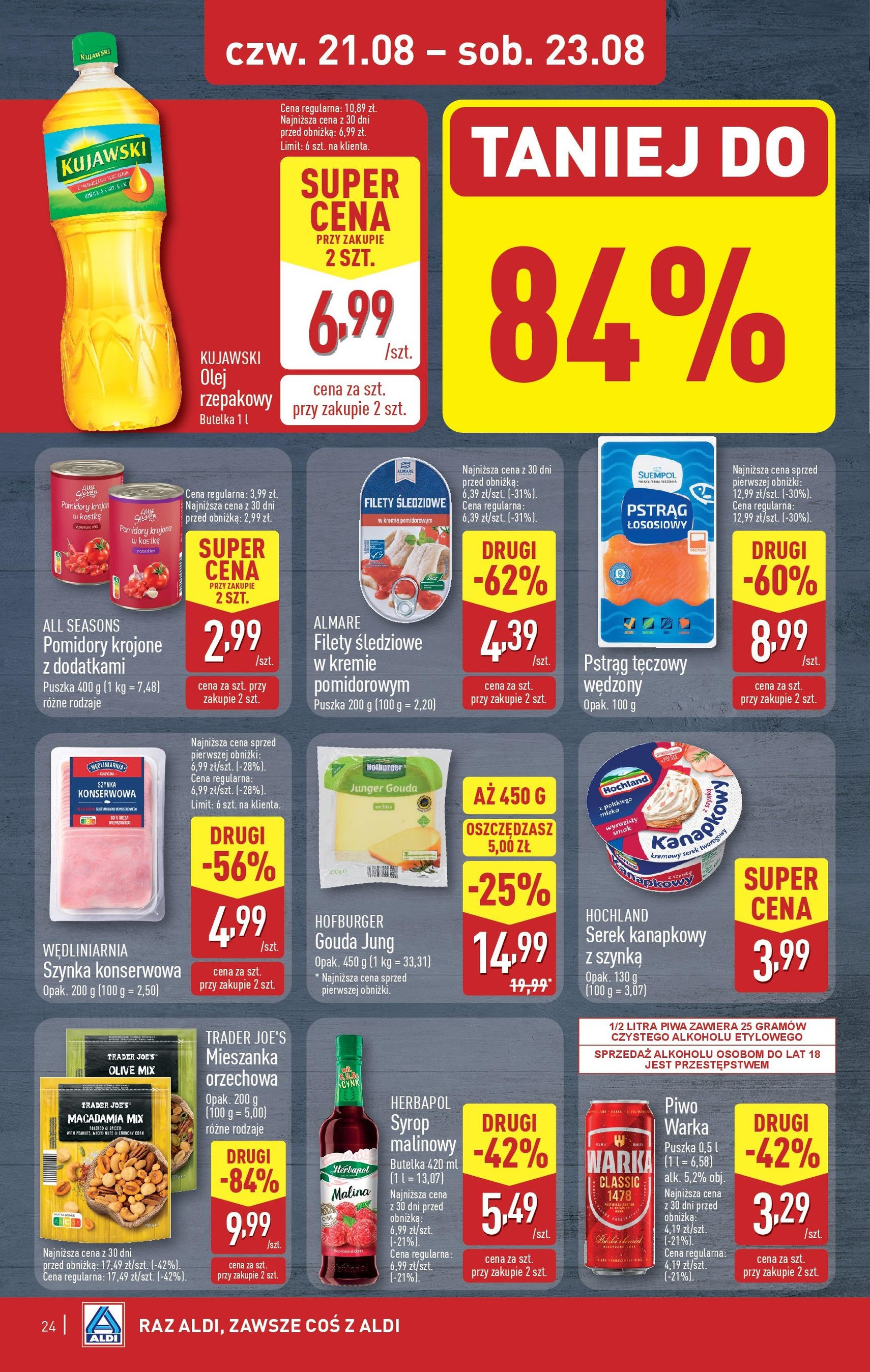 Aldi Gazetka - ważny gazetka od 18.08.2025 strona 24 z 28 Aldi Gazetka - ważny gazetka od 18.08.2025 strona 24 z 28