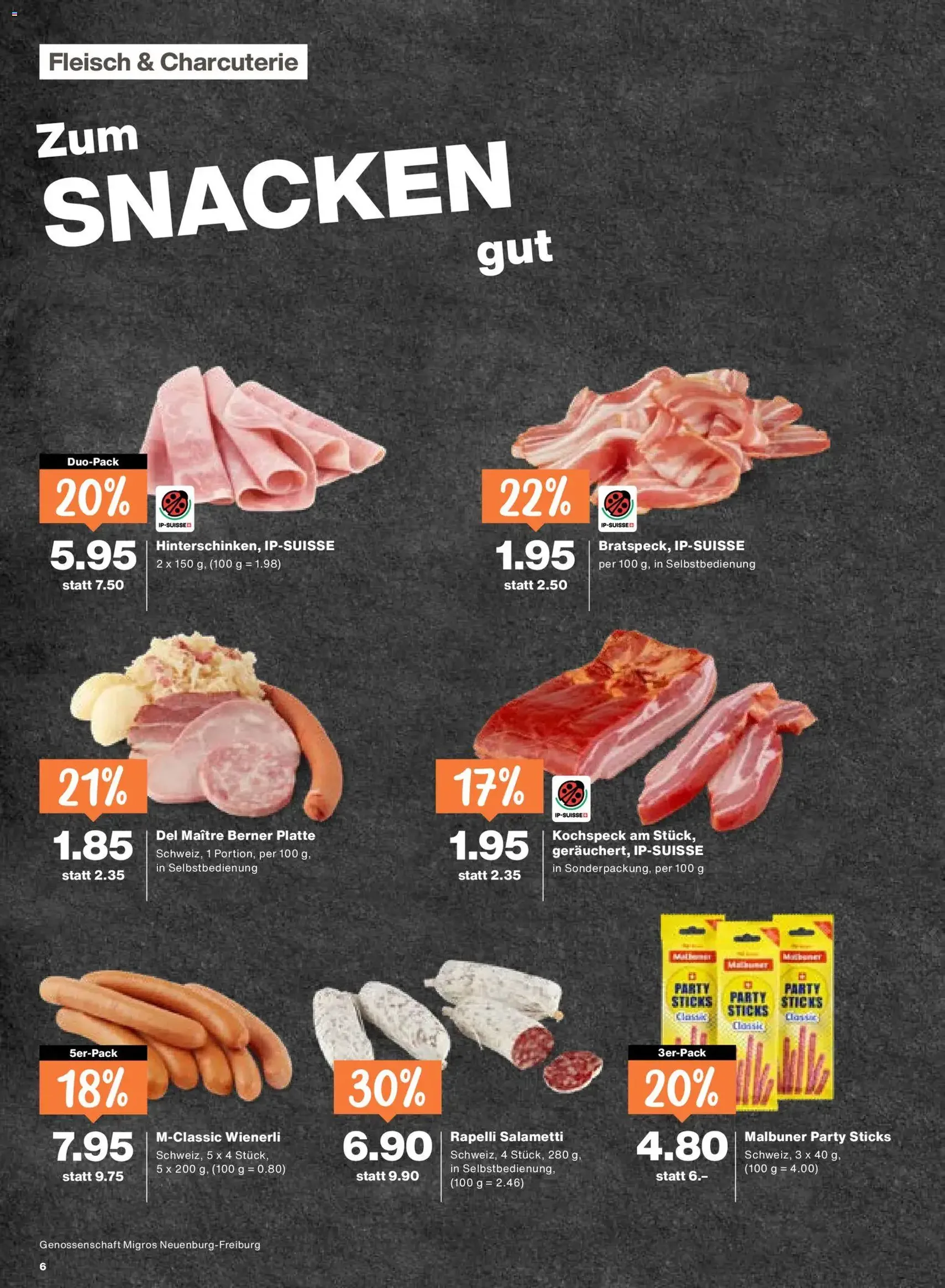 Migros Aktionen - Gültiger Prospekt ab 19.02.2026, Seite 6 von insgesamt 20