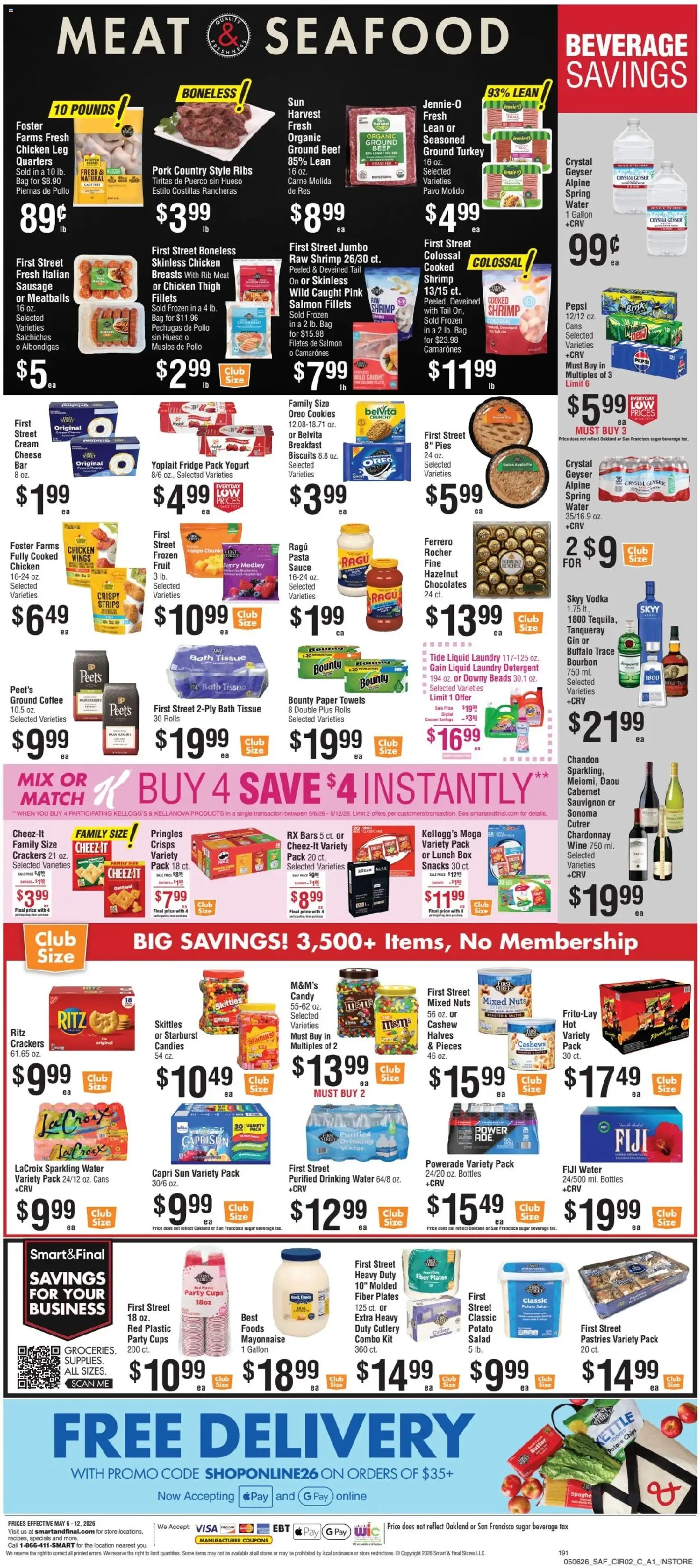 Smart & Final Weekly Ad - valid flyer from 05/06/2026, page 3 of 3