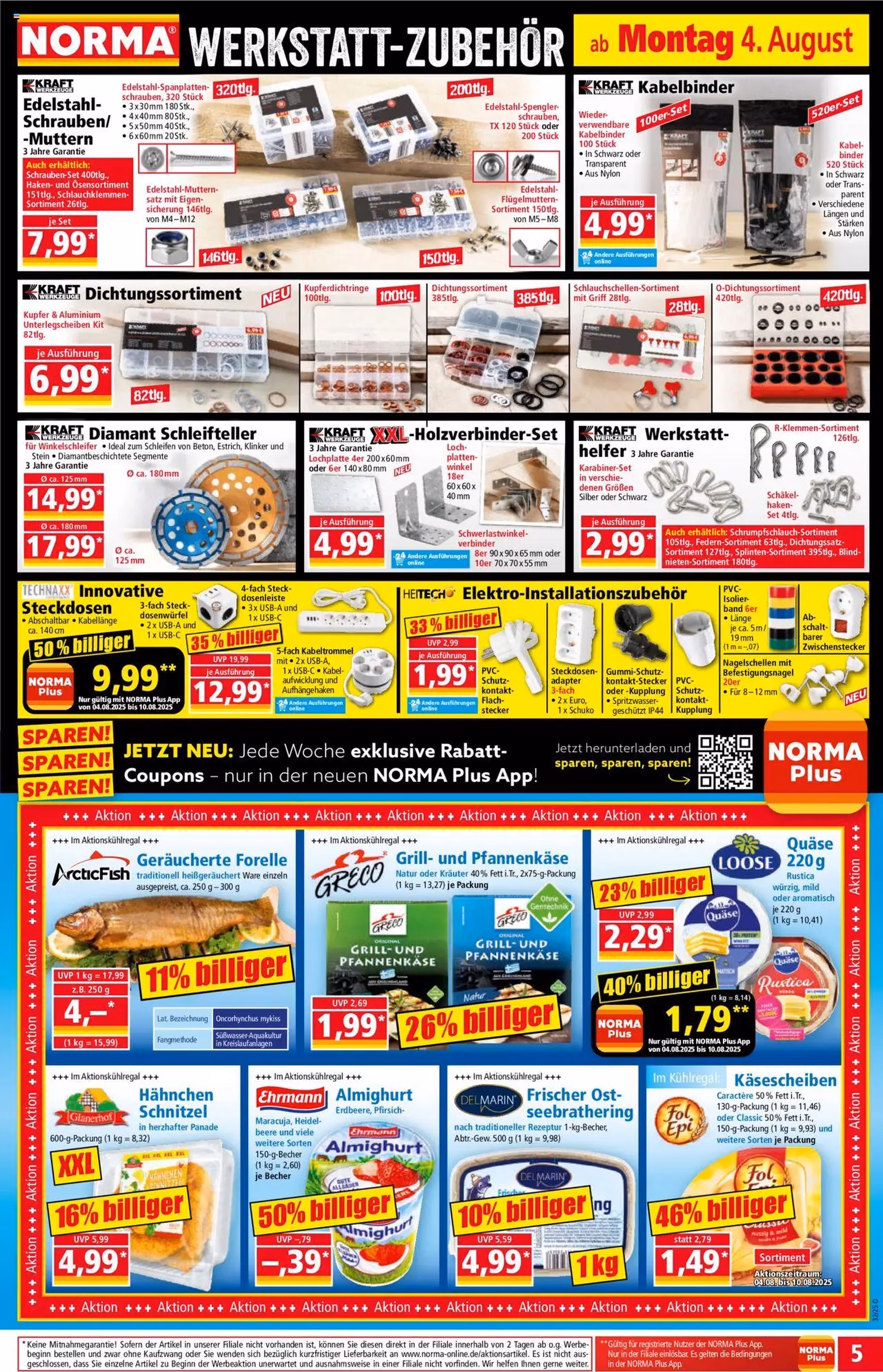 Norma Prospekt - Gültiger Prospekt ab 04.08.2025, Seite 5 von insgesamt 18