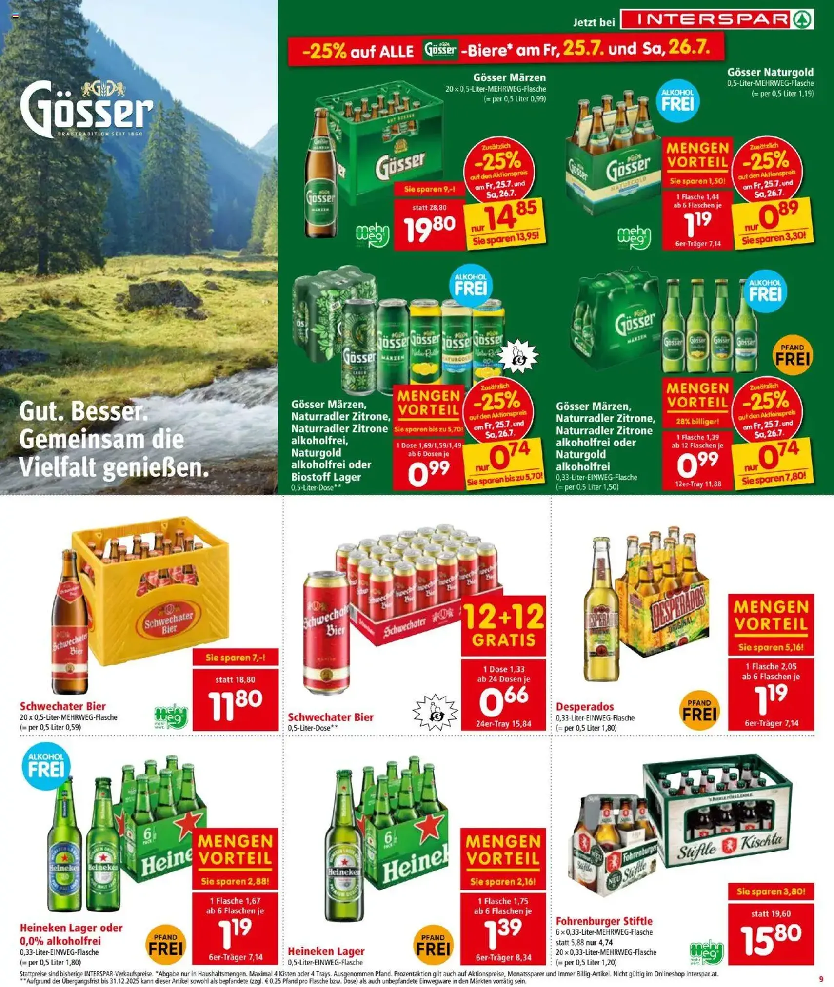 Interspar Flugblatt - Gültiger Prospekt ab 24.07.2025, Seite 9 von insgesamt 16