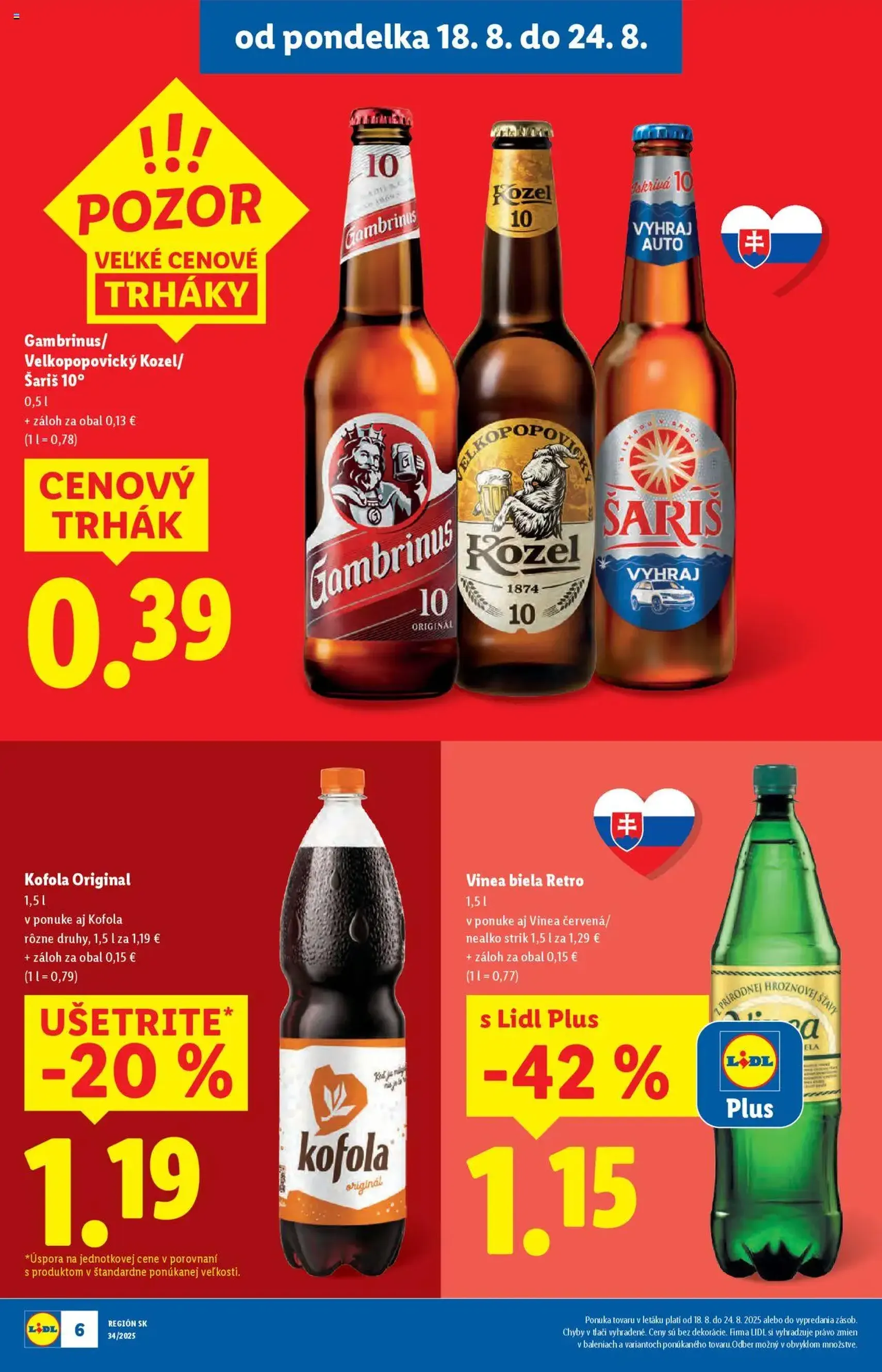 Lidl leták - platný leták od 18.08.2025 strana 6 z 97 Lidl leták - platný leták od 18.08.2025 strana 6 z 97