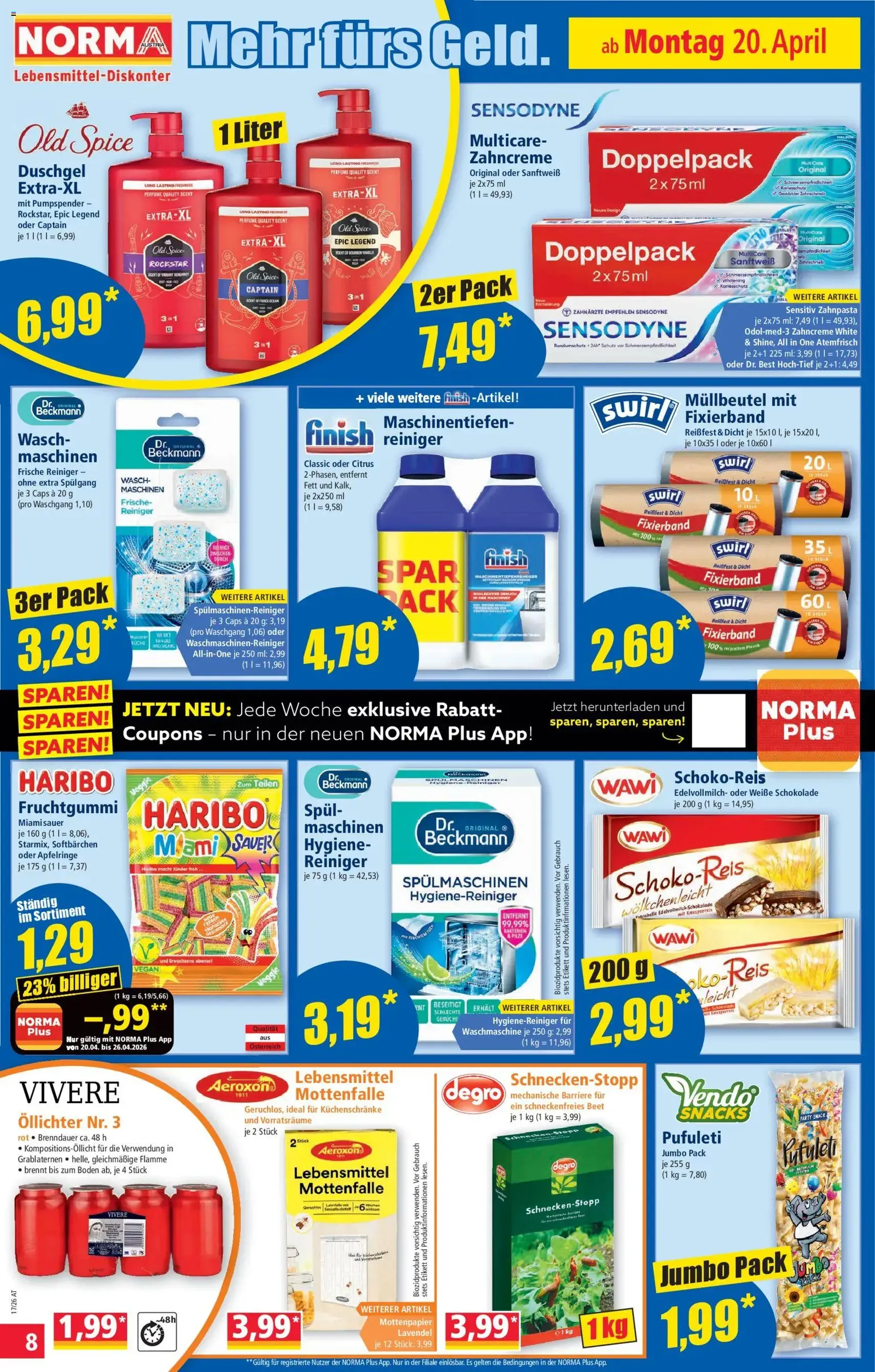 Norma Flugblatt - Gültiger Prospekt ab 20.04.2026, Seite 8 von insgesamt 20