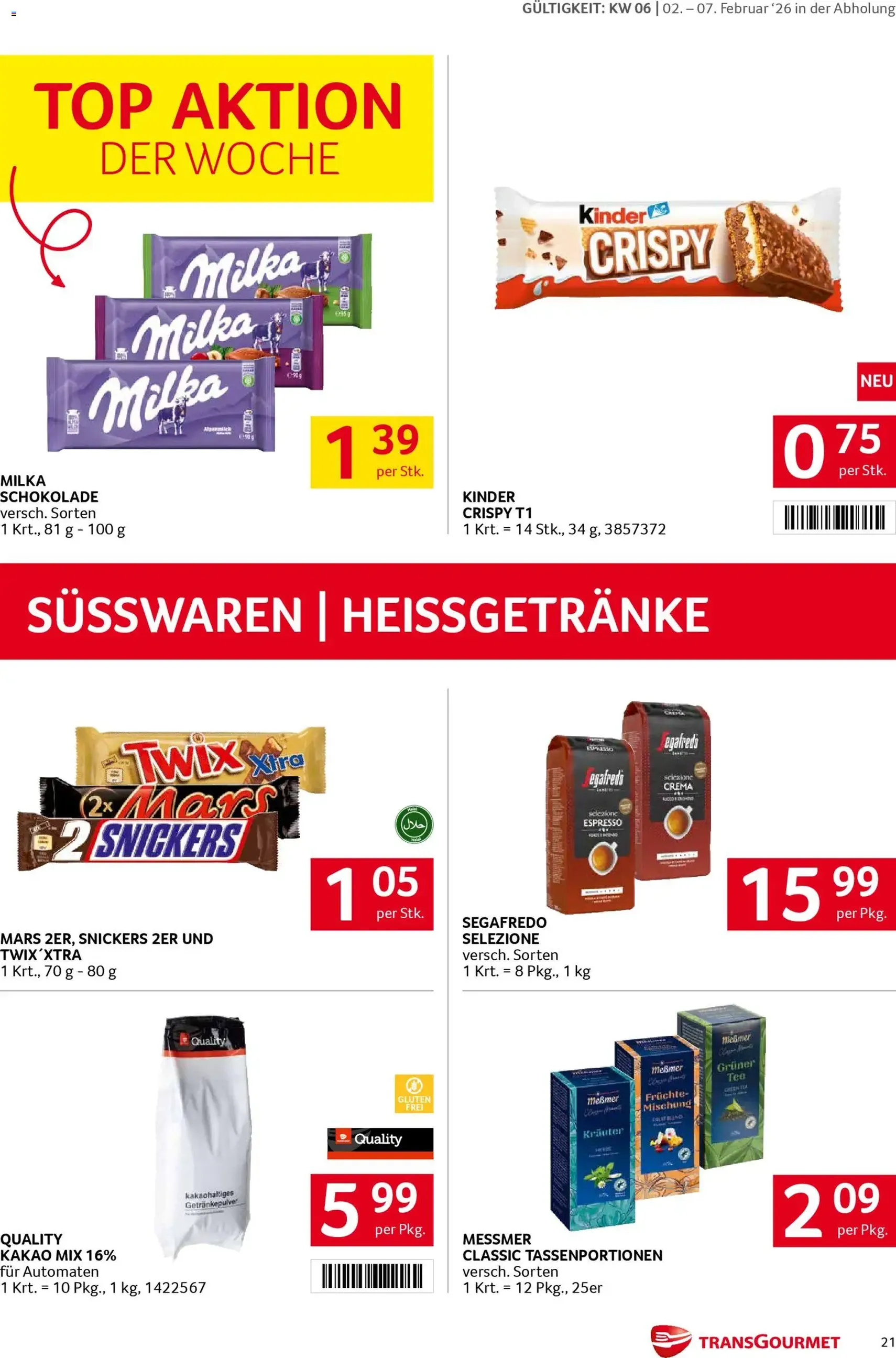 Transgourmet Flugblatt - Gültiger Prospekt ab 02.02.2026, Seite 20 von insgesamt 31