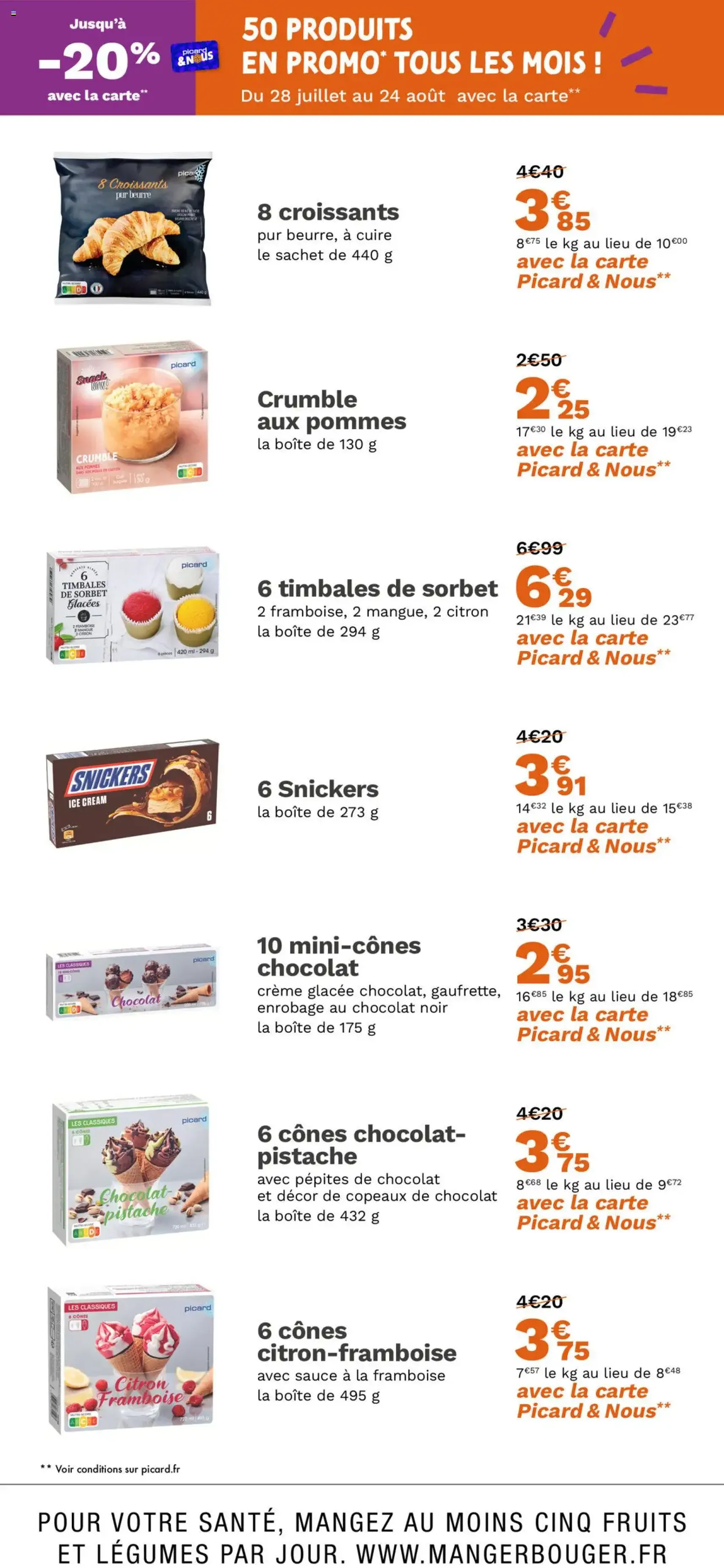 Picard catalogue - brochure valable à partir du 28/07/2025, page 9 sur 12 Picard catalogue - brochure valable à partir du 28/07/2025, page 9 sur 12