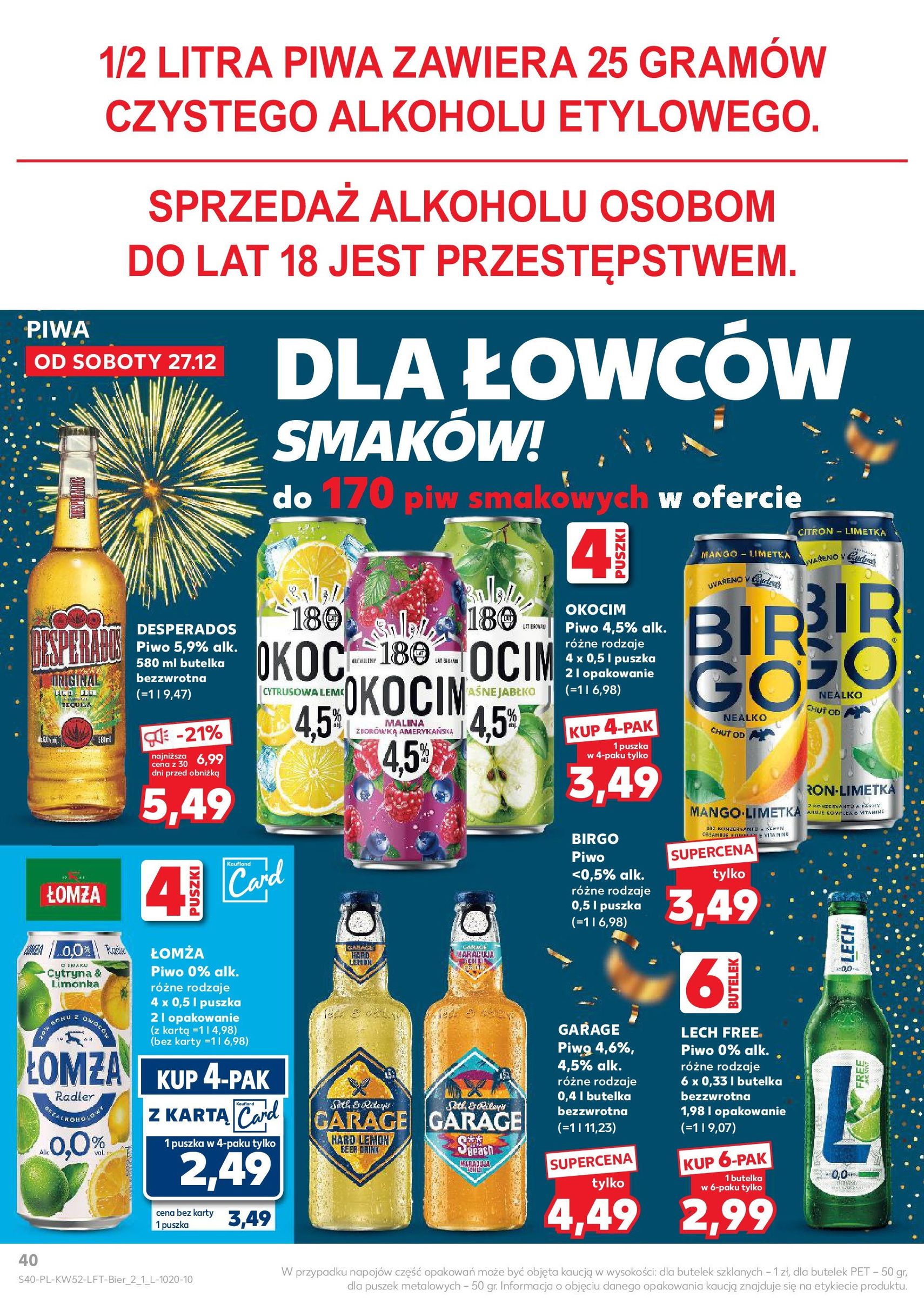 Kaufland gazetka - ważny gazetka od 27.12.2025 strona 40 z 53