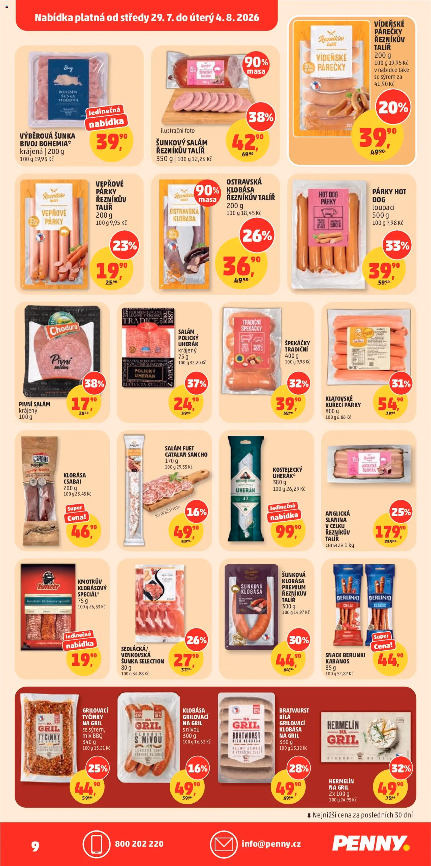 Penny Market leták - platný leták od 29.07.2026 strana 9 z 31