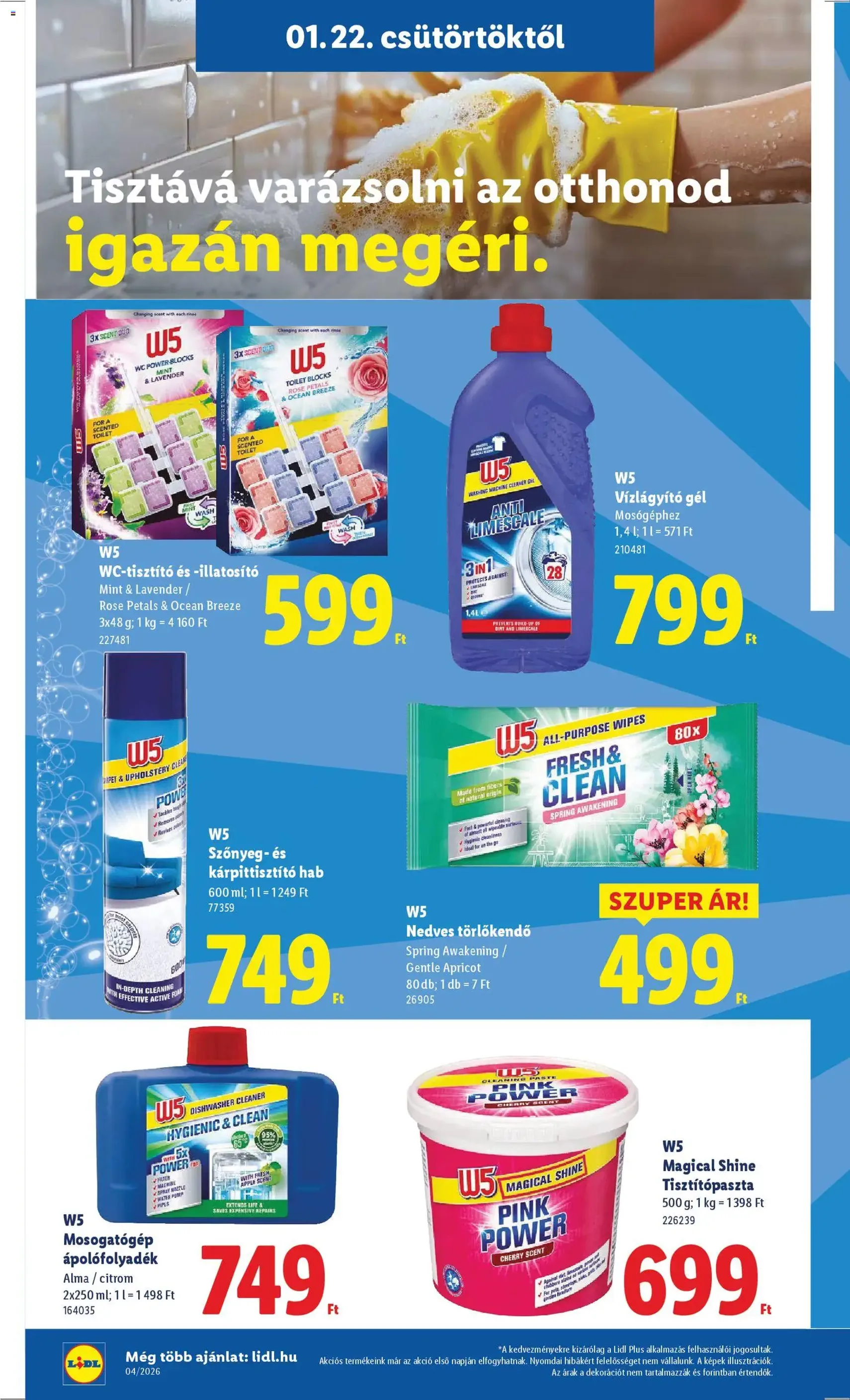 Lidl Akciós újság - 2026.01.22. érvényes szórólap 18 oldal 58 oldalból