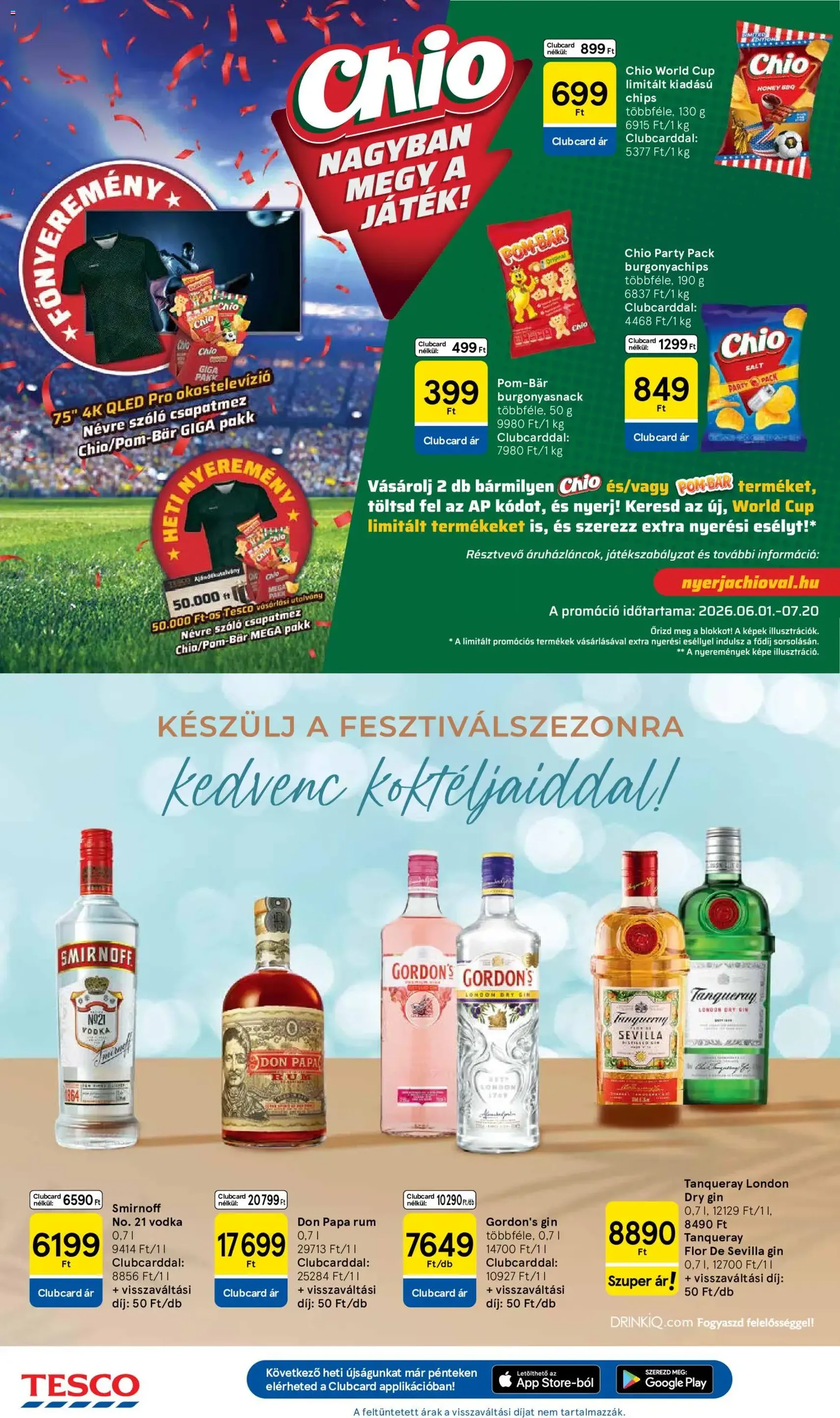 Tesco aktuális akciós újság - 2026.06.18. érvényes szórólap 24 oldal 38 oldalból
