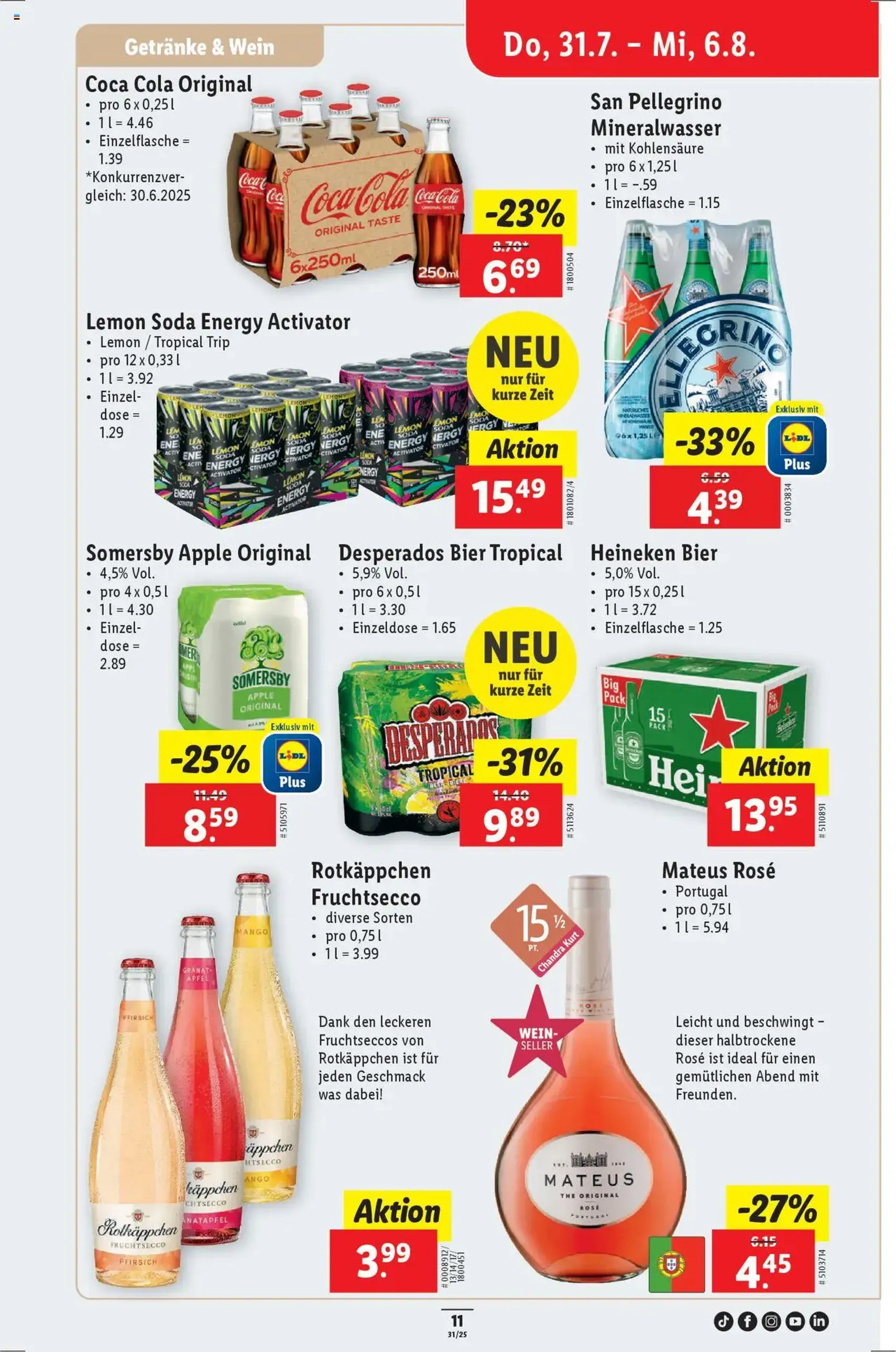 Lidl Aktionen - Gültiger Prospekt ab 31.07.2025, Seite 13 von insgesamt 34