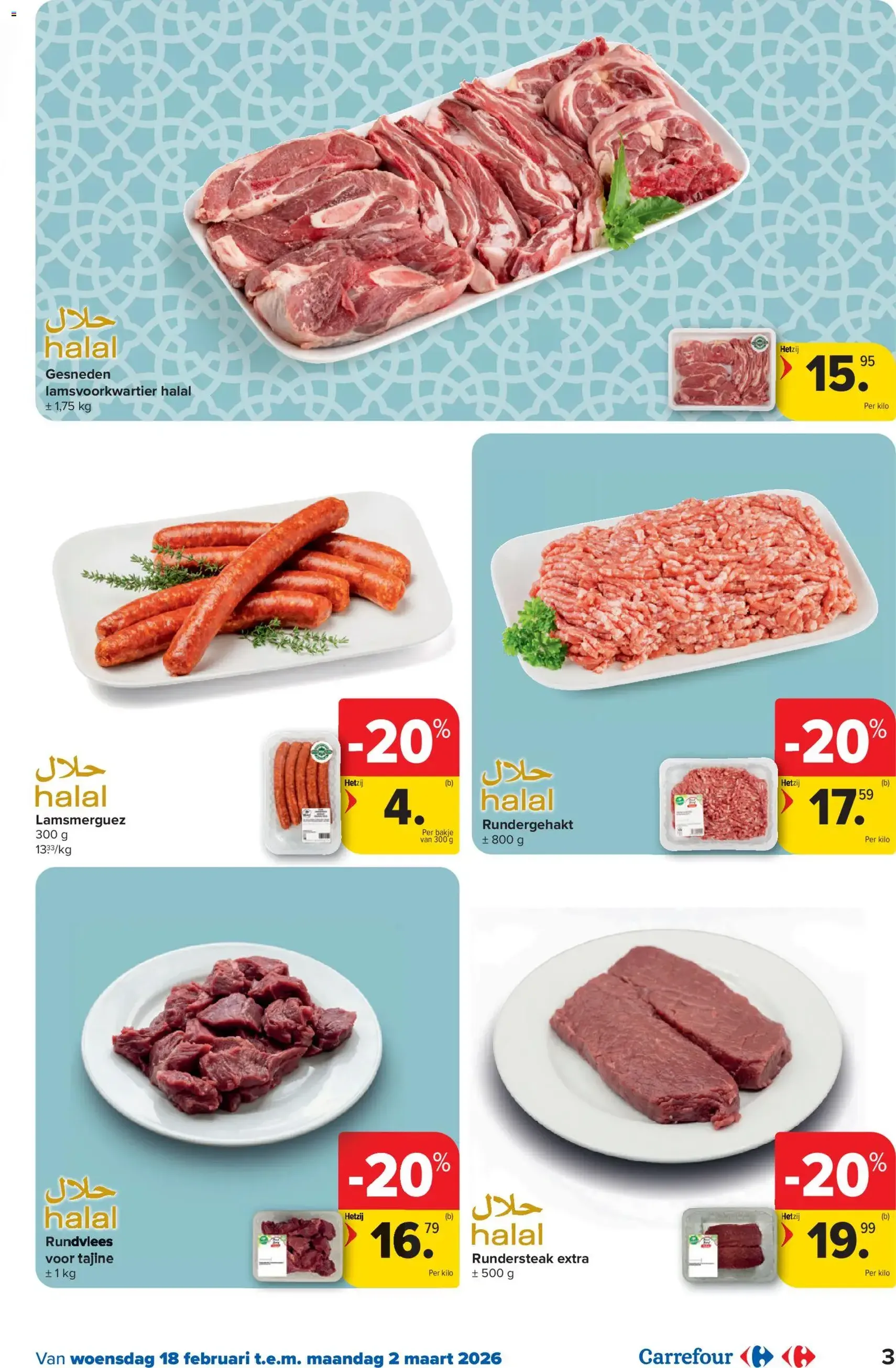 Carrefour folder week 8 - geldige folder vanaf 18/02/2026 pagina 3 van 16