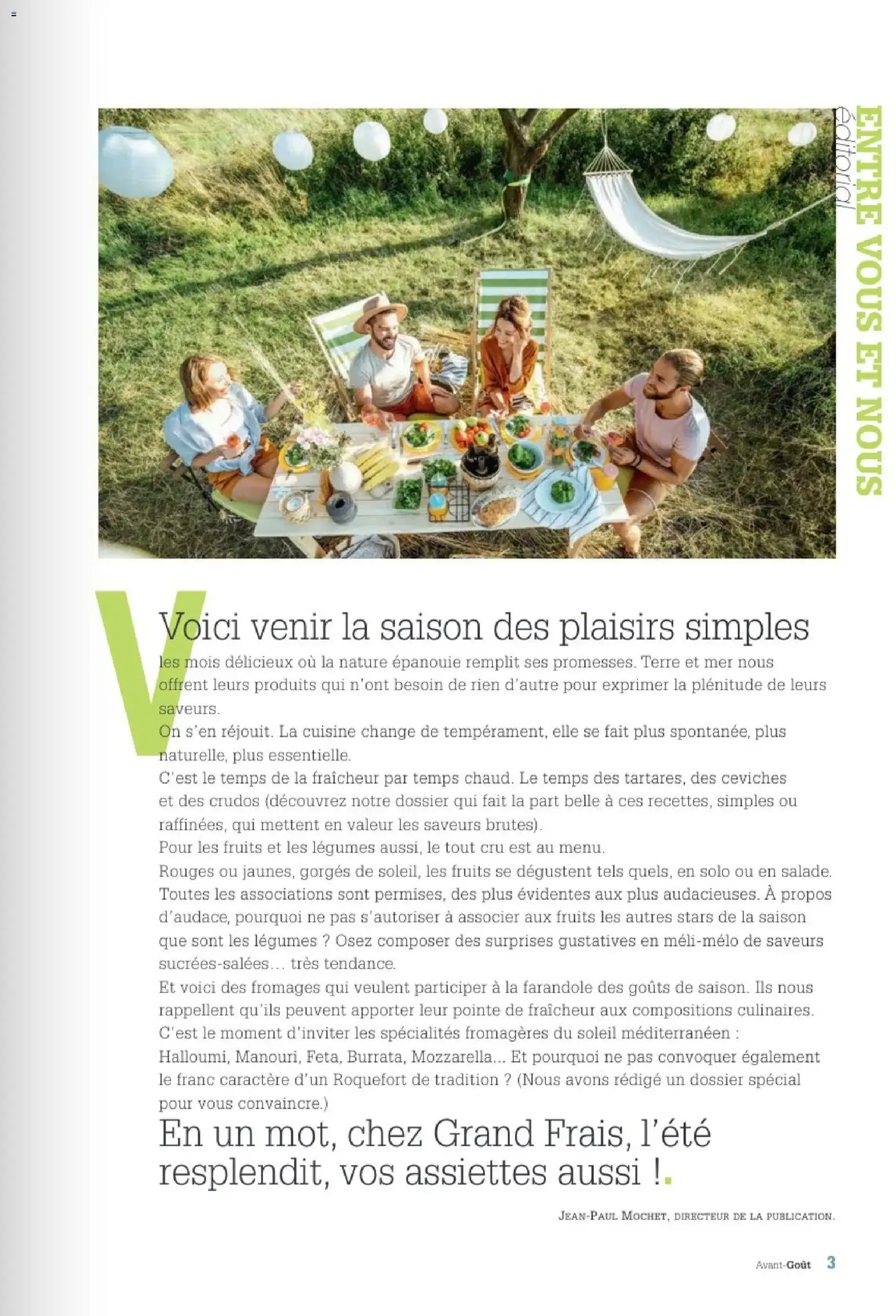 Grand Frais - Eté 2026 - brochure valable à partir du 30/09/2026, page 3 sur 68