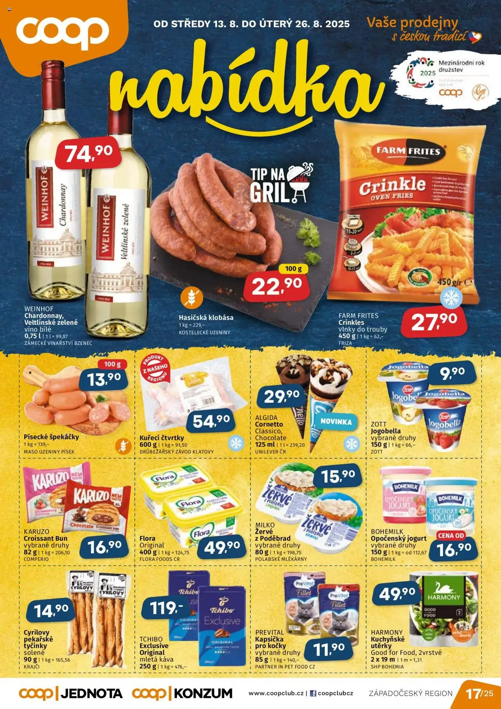 Coop leták - Západočeský region - platný leták od 13.08.2025 strana 1 z 4