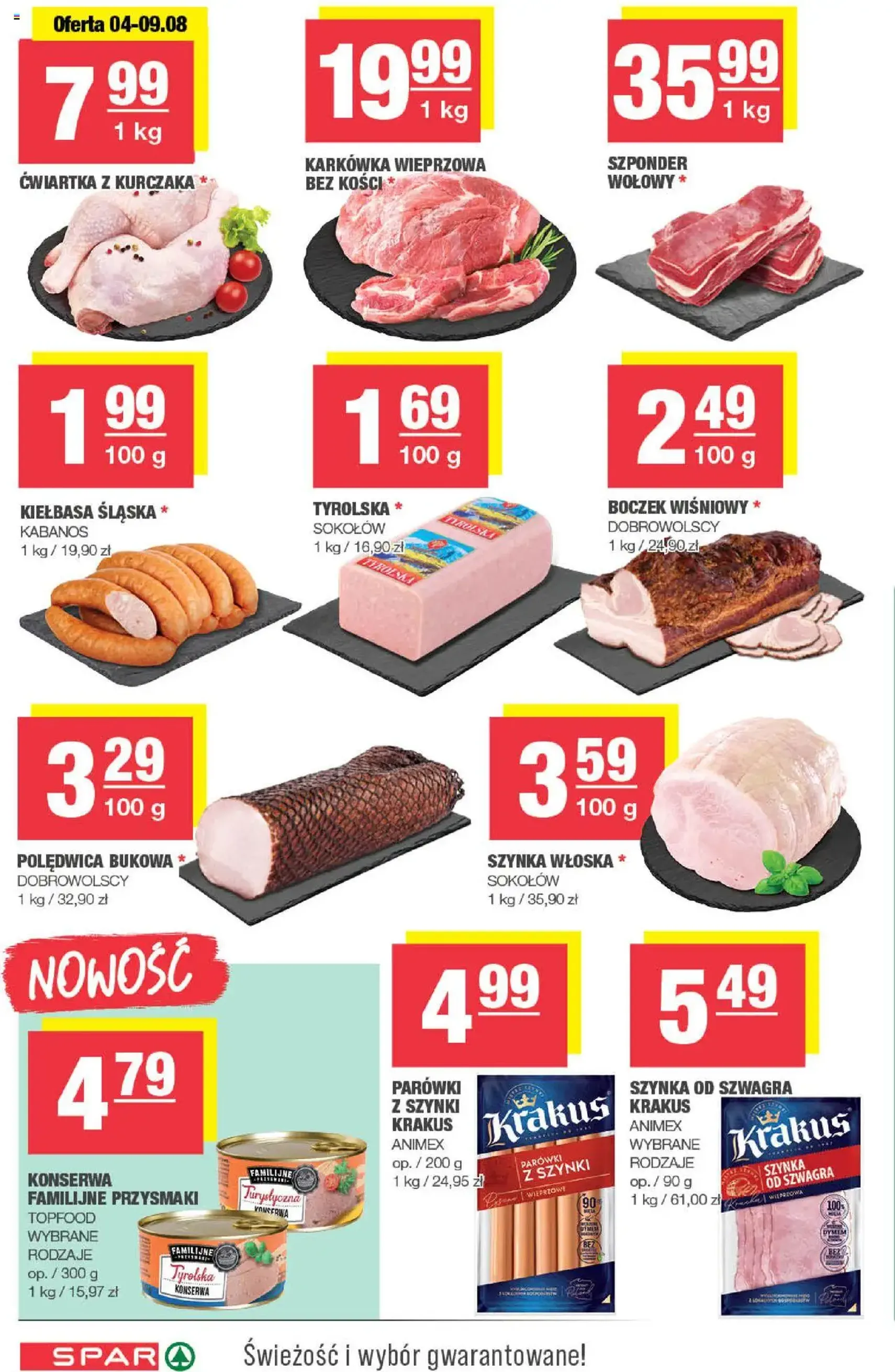 Spar Gazetka - ważny gazetka od 30.07.2025 strona 4 z 8