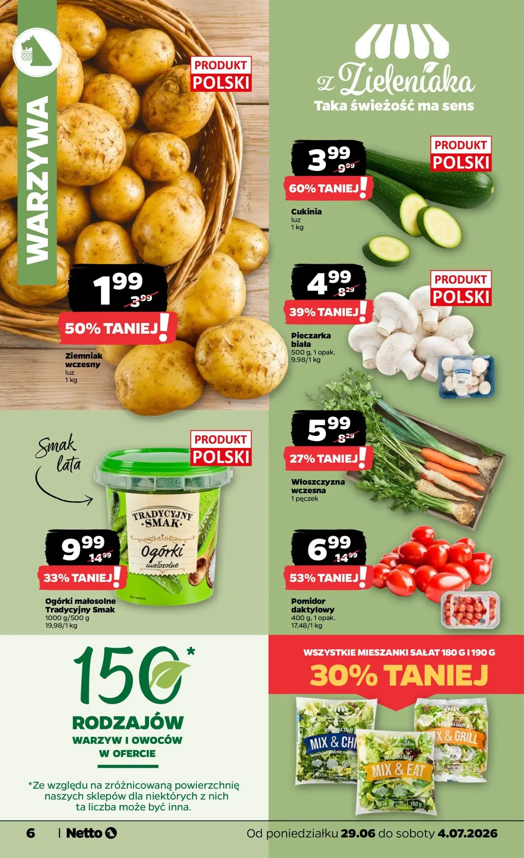 Netto gazetka od poniedziałku spożywcza - ważny gazetka od 29.06.2026 strona 6 z 37