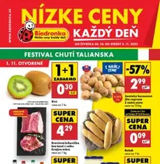 Biedronka leták - náhľad letáku platný od 30.10.2025