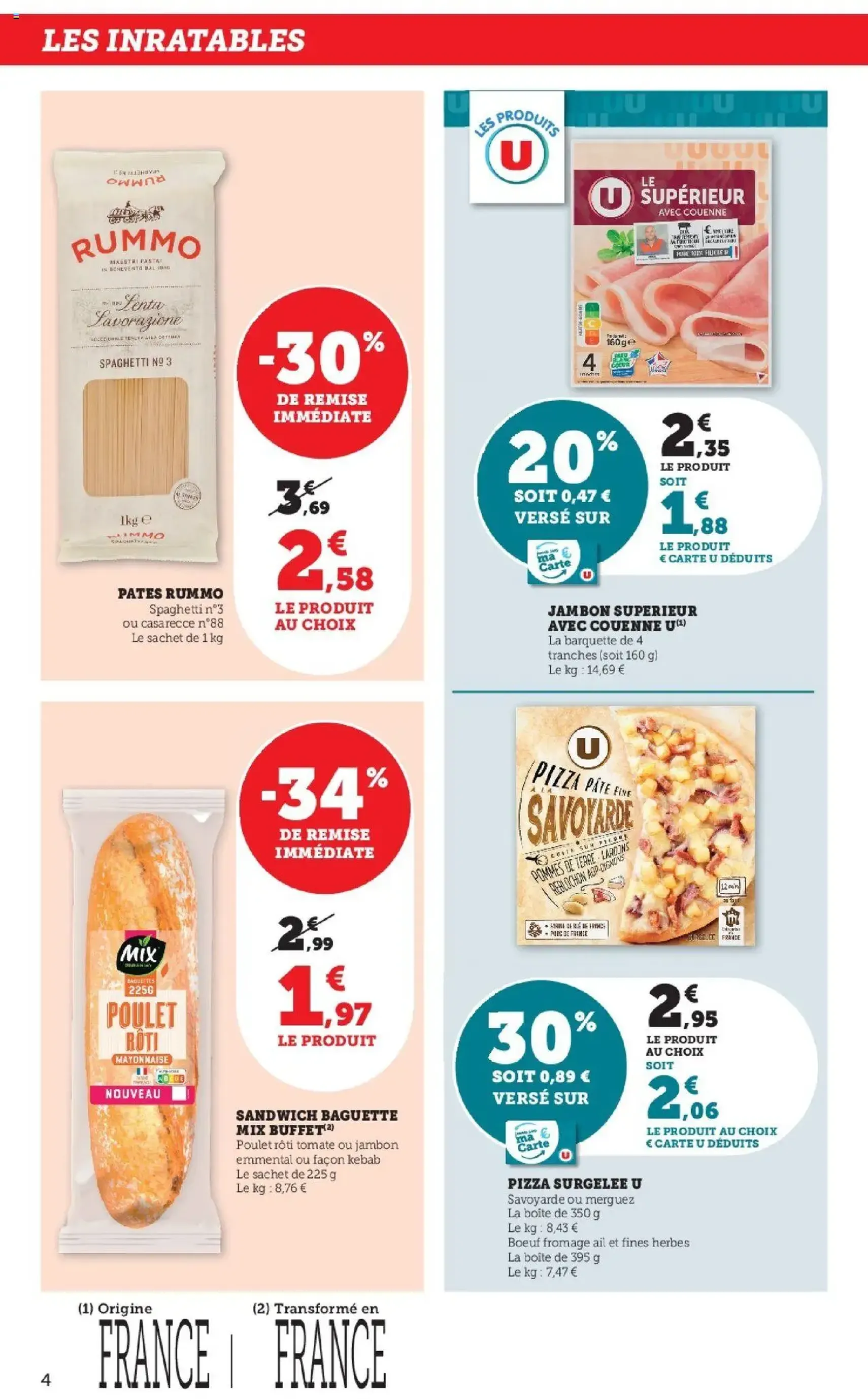Super U catalogue - brochure valable à partir du 21/10/2025, page 4 sur 36 Super U catalogue - brochure valable à partir du 21/10/2025, page 4 sur 36