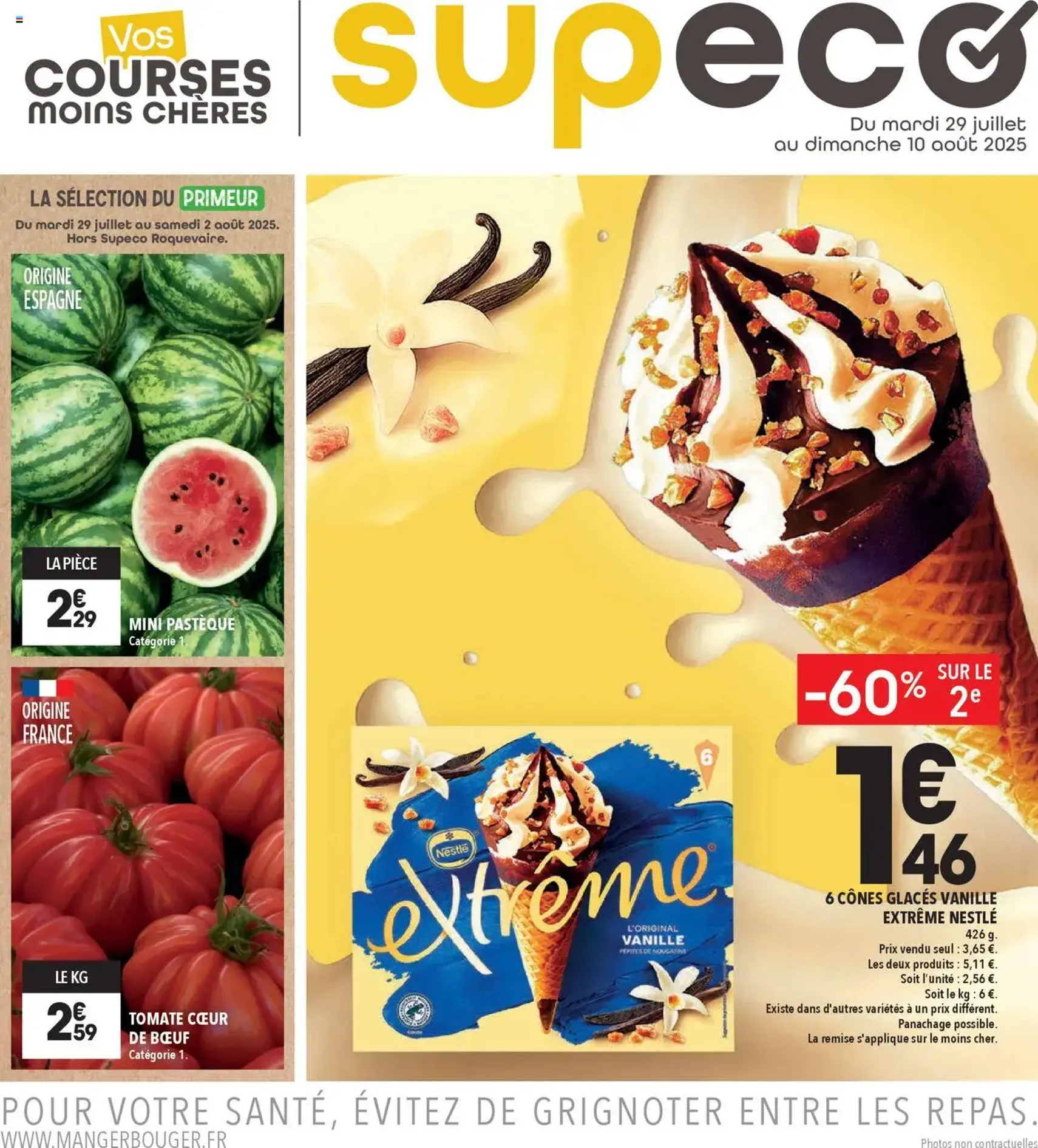 Supeco catalogue - brochure valable à partir du 29/07/2025, page 1 sur 4