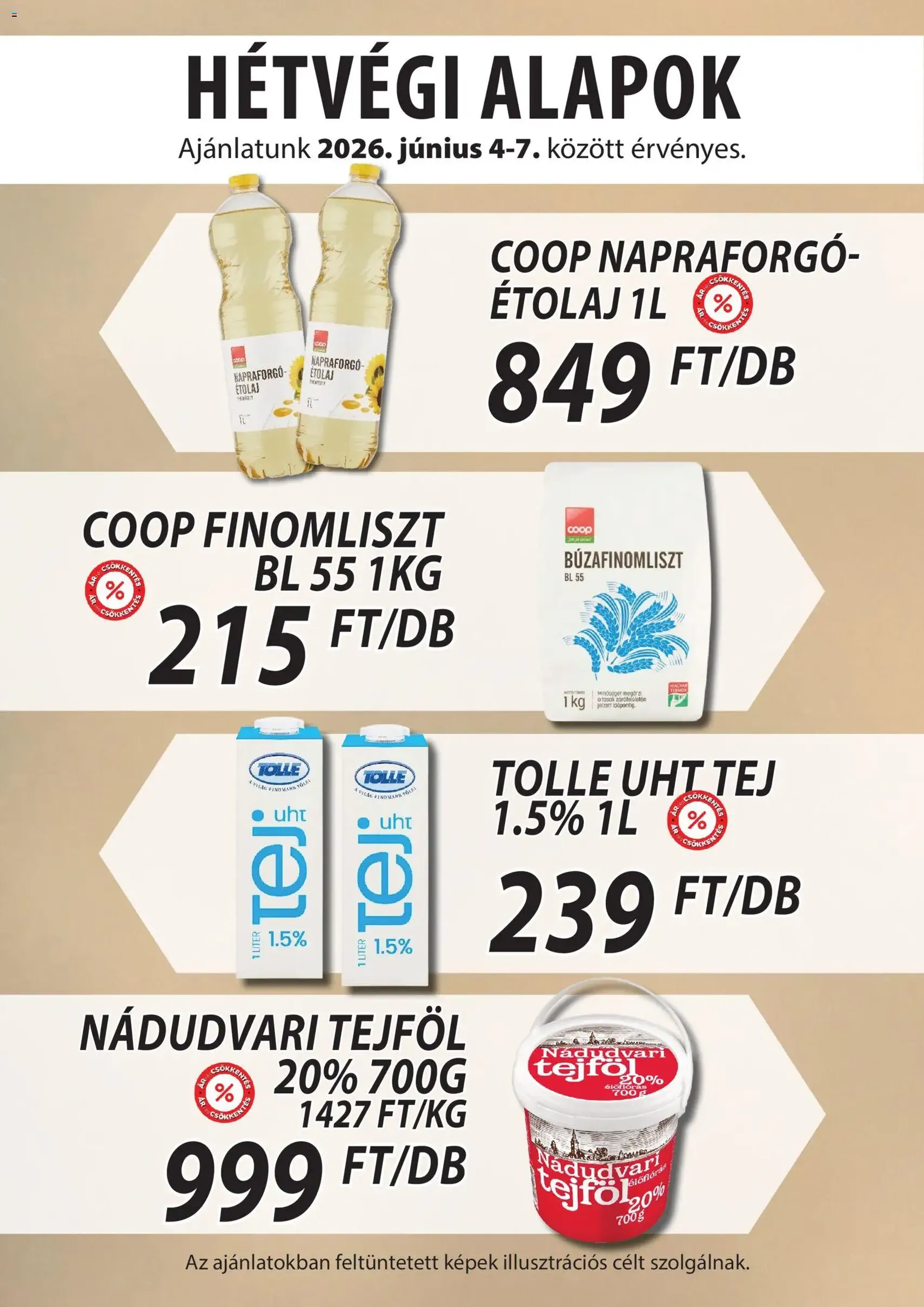 COOP Szolnok akciós újság - 2026.06.04. érvényes szórólap 3 oldal 6 oldalból