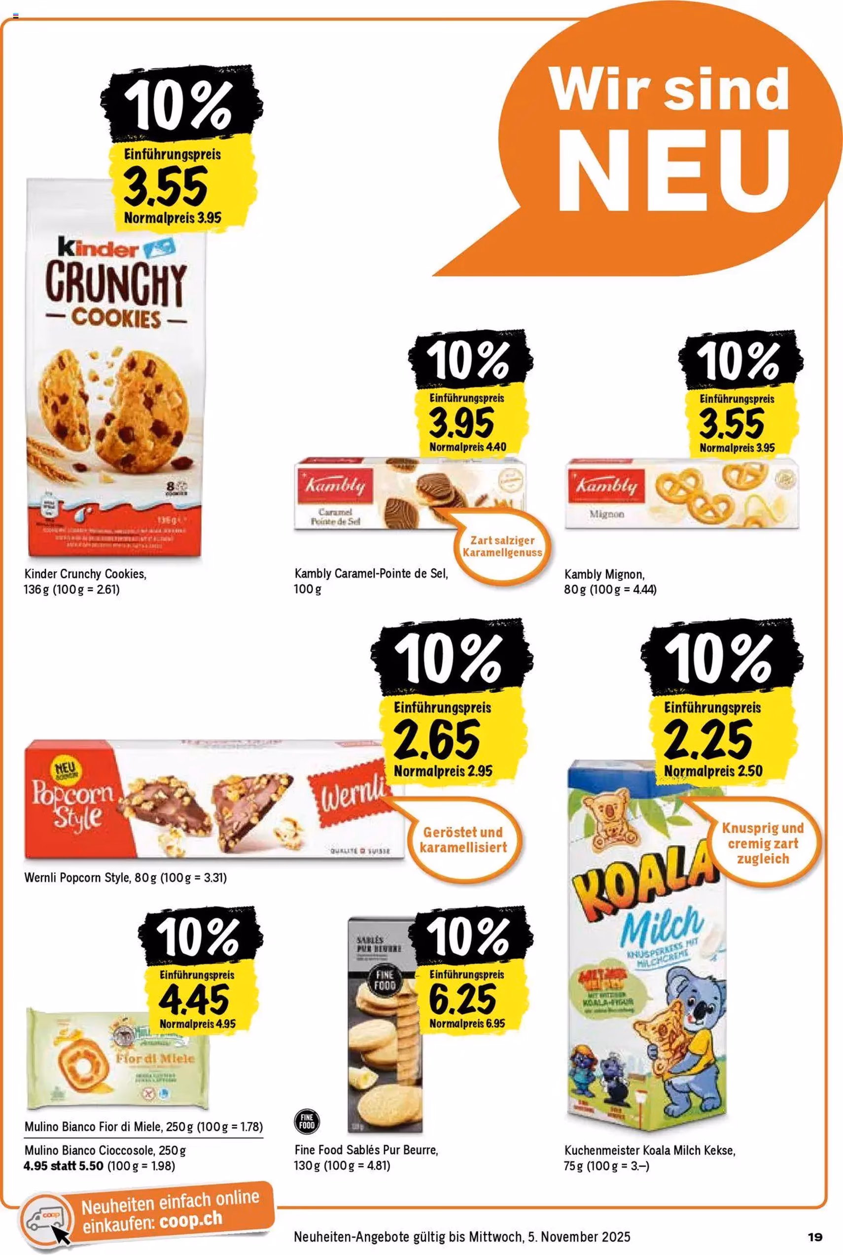Coop Aktionen - Gültiger Prospekt ab 23.10.2025, Seite 19 von insgesamt 28 Coop Aktionen - Gültiger Prospekt ab 23.10.2025, Seite 19 von insgesamt 28