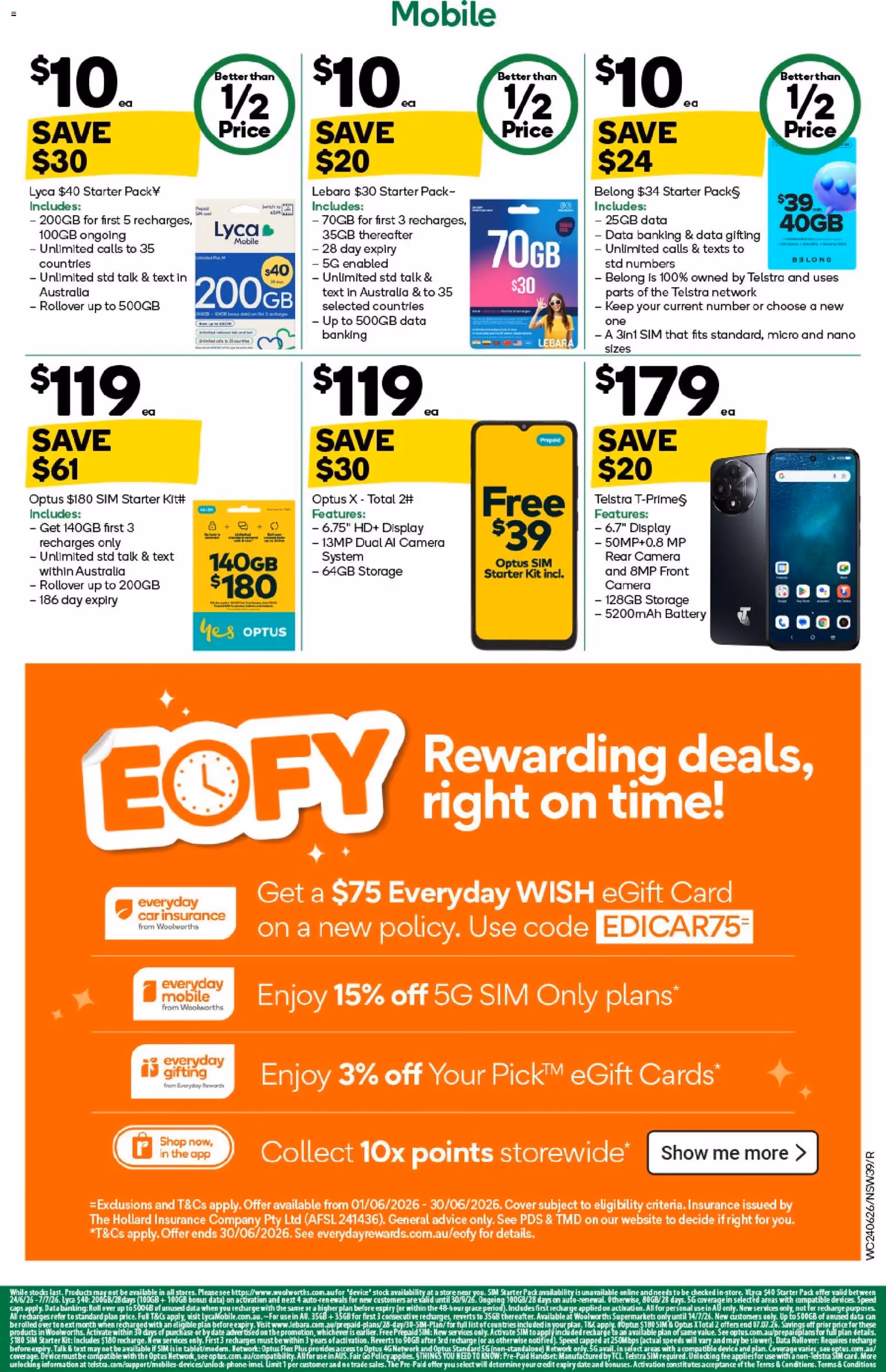 Woolworths catalogue - valid flyer from 24/06/2026, page 39 of 46