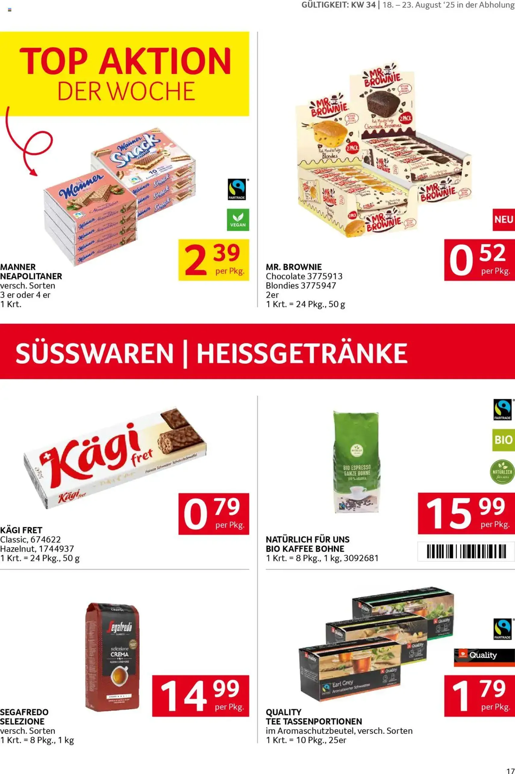 Transgourmet Flugblatt - Gültiger Prospekt ab 17.08.2025, Seite 16 von insgesamt 27