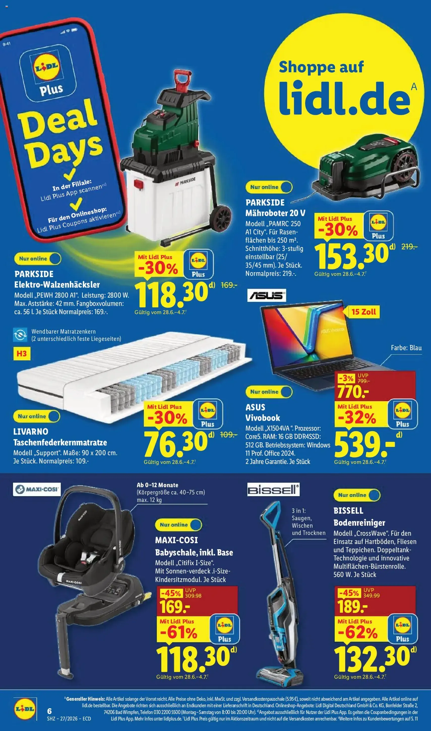 Lidl Prospekt - Gültiger Prospekt ab 29.06.2026, Seite 6 von insgesamt 67