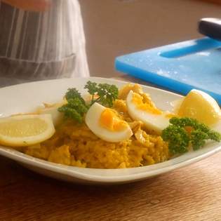Recipe preview How to make homemade Indian Kedgeree?