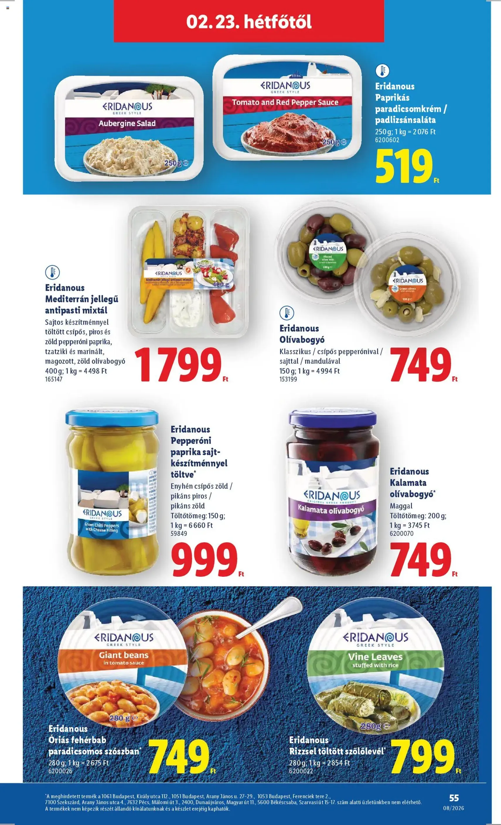 Lidl Akciós újság - 2026.02.19. érvényes szórólap 55 oldal 58 oldalból