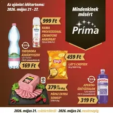 CBA Príma akciós újság - szórólap előnézete érvényes 2026.05.21. -tól