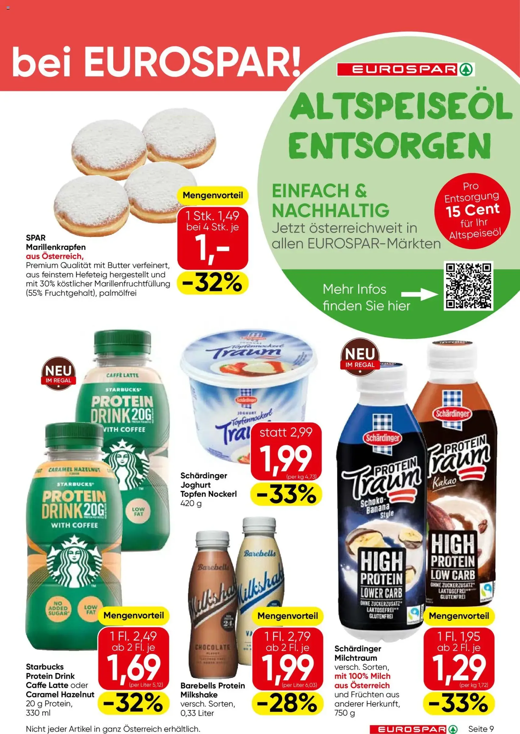 Eurospar Flugblatt - Gültiger Prospekt ab 06.11.2025, Seite 9 von insgesamt 16