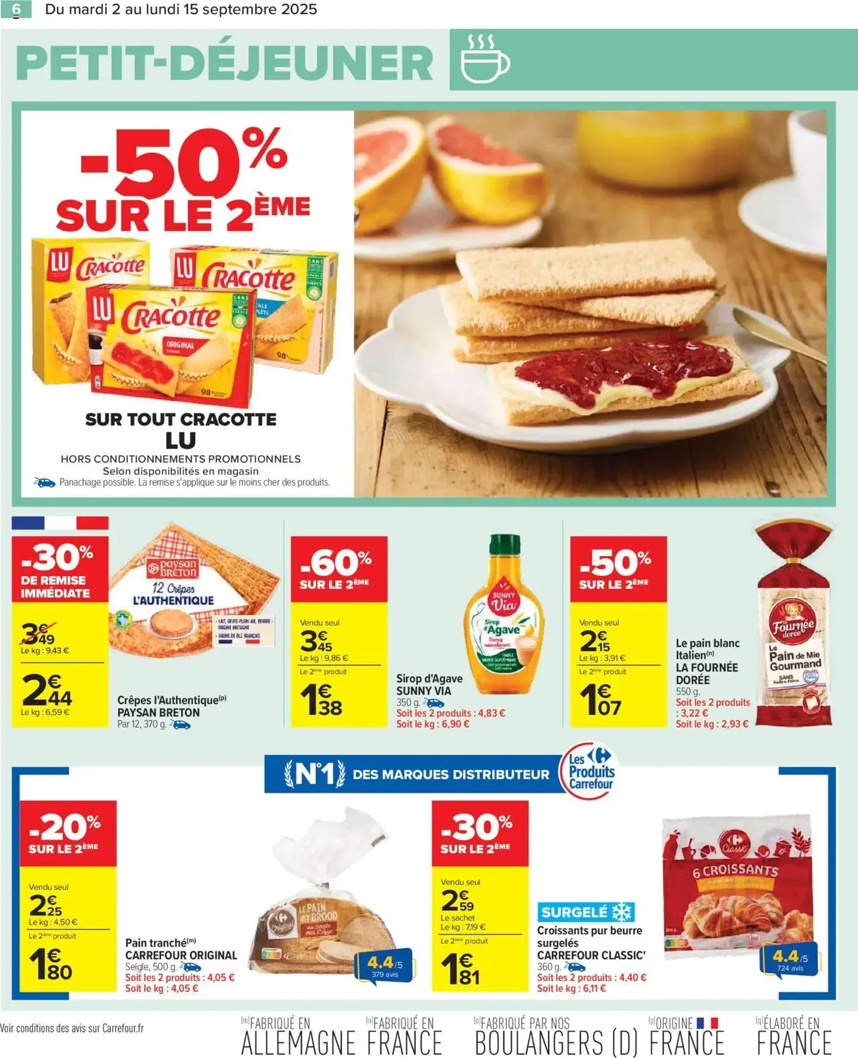 Carrefour catalogue semaine 36 - brochure valable à partir du 02/09/2025, page 8 sur 86 Carrefour catalogue semaine 36 - brochure valable à partir du 02/09/2025, page 8 sur 86