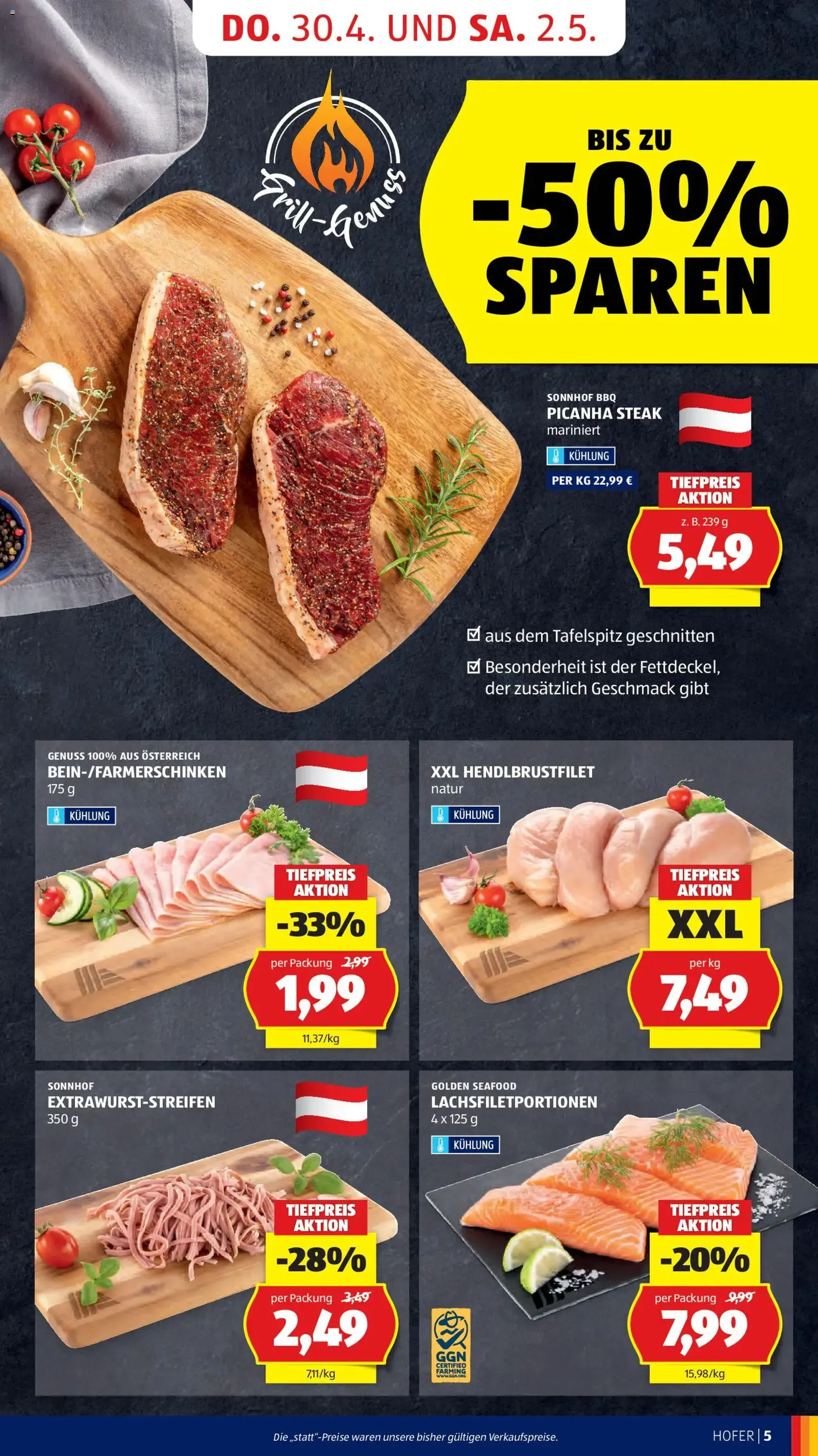 Hofer Flugblatt - Gültiger Prospekt ab 29.04.2026, Seite 7 von insgesamt 47