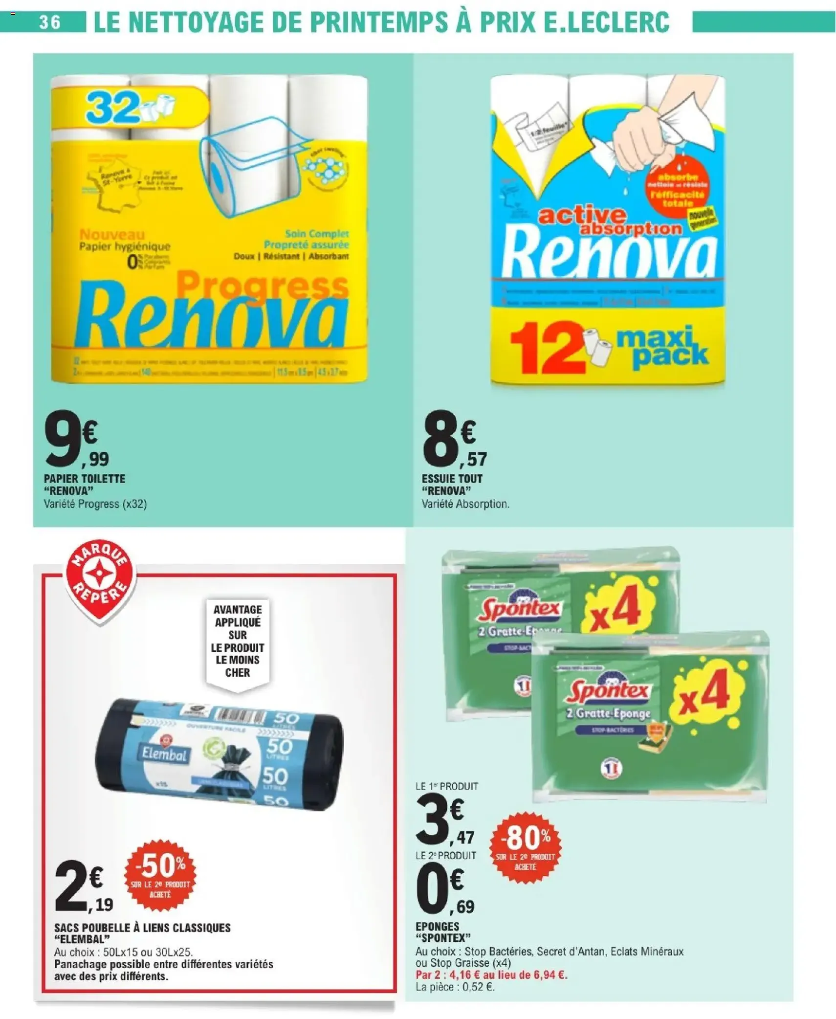 E.Leclerc catalogue semaine 11 - brochure valable à partir du 10/03/2026, page 36 sur 56