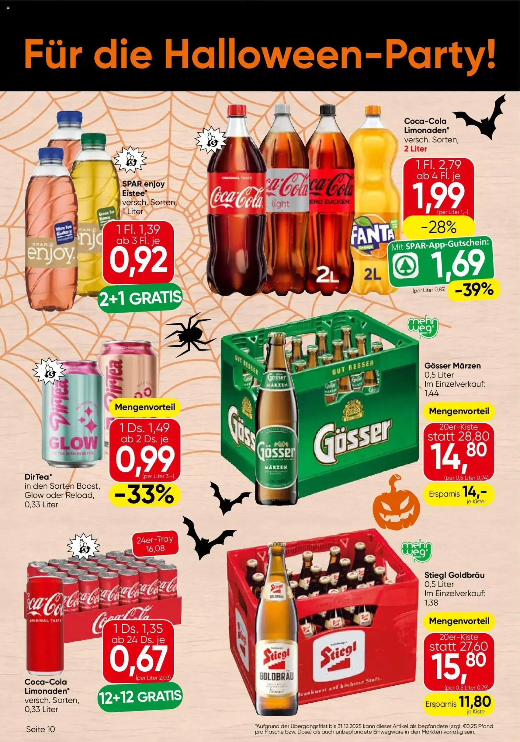 Eurospar Flugblatt - Gültiger Prospekt ab 23.10.2025, Seite 10 von insgesamt 16 Eurospar Flugblatt - Gültiger Prospekt ab 23.10.2025, Seite 10 von insgesamt 16