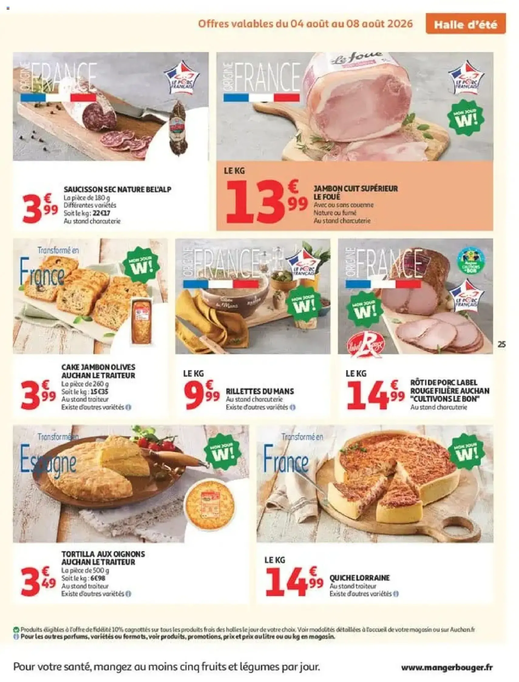 Auchan prospectus - brochure valable à partir du 04/08/2026, page 25 sur 42