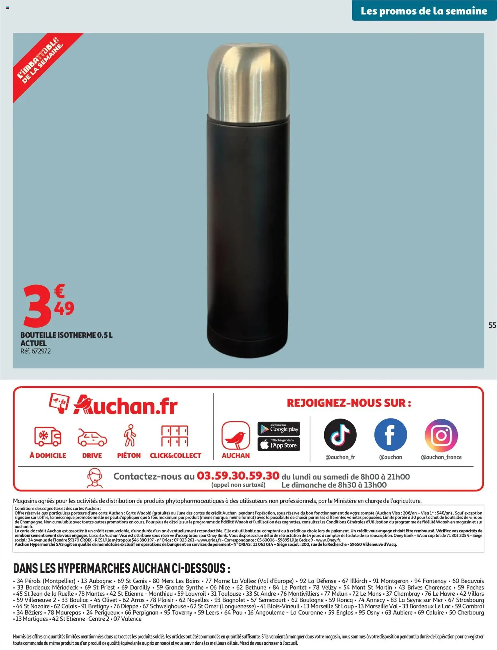 Auchan prospectus - brochure valable à partir du 28/04/2026, page 55 sur 58