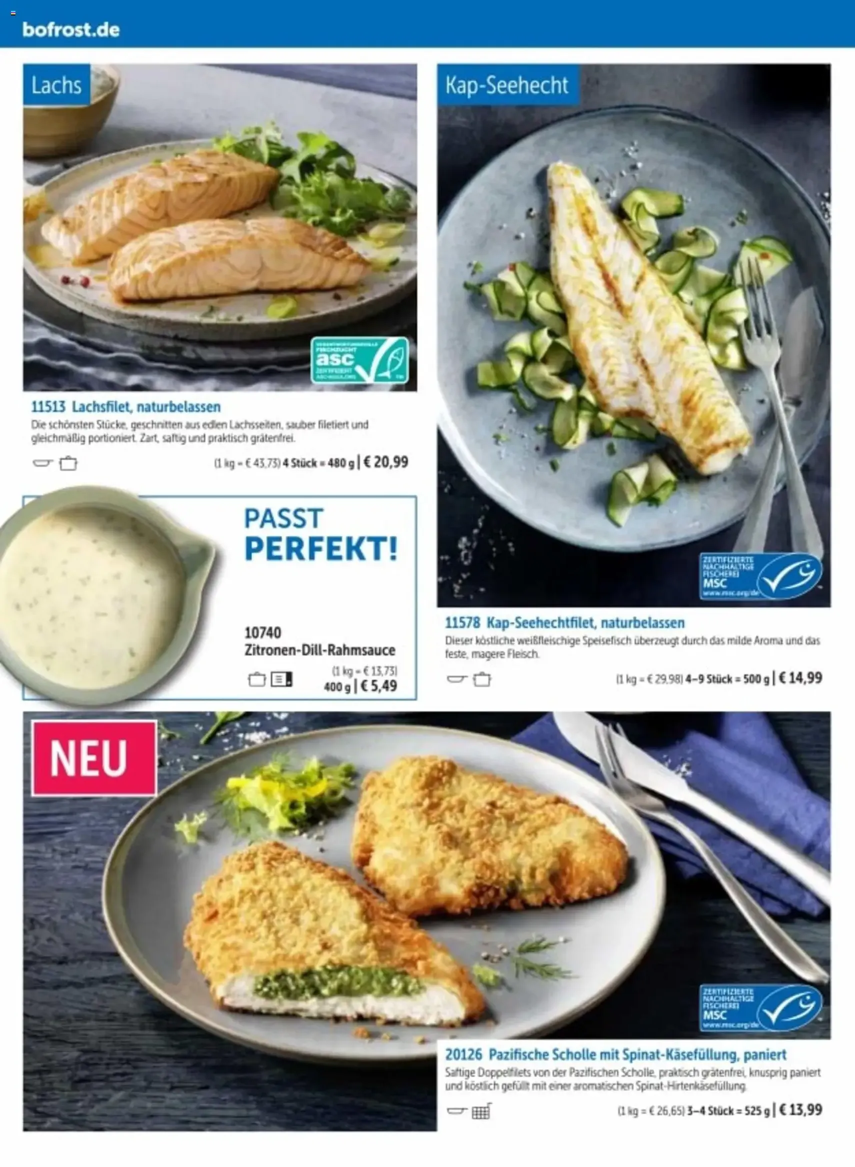 Bofrost Katalog - Gültiger Prospekt ab 06.03.2026, Seite 58 von insgesamt 150