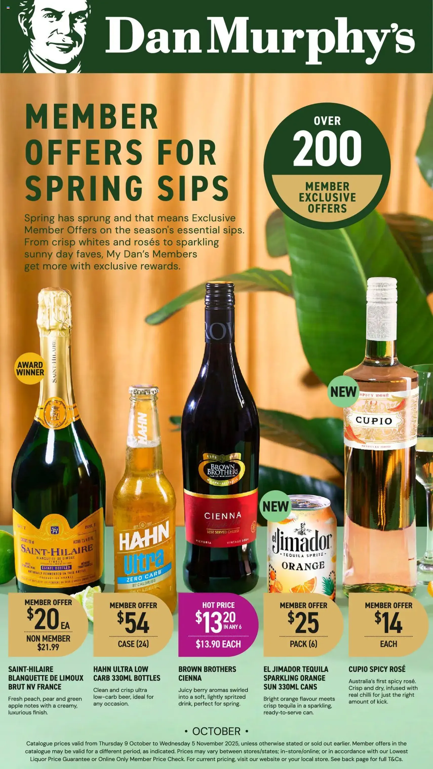 Dan Murphy's Catalogue NSW - valid flyer from 09/10/2025, page 1 of 38