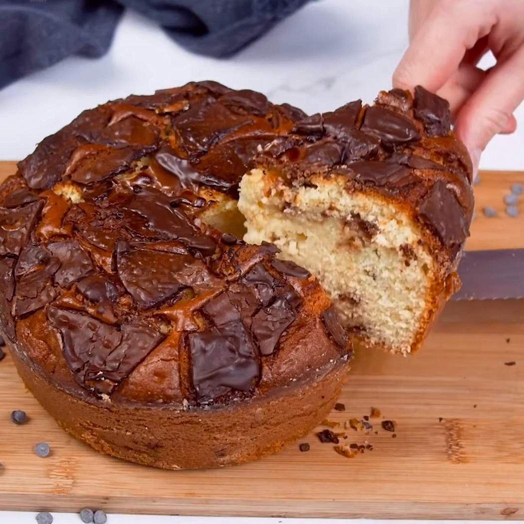 Torta con cioccolato delle uova di pasqua